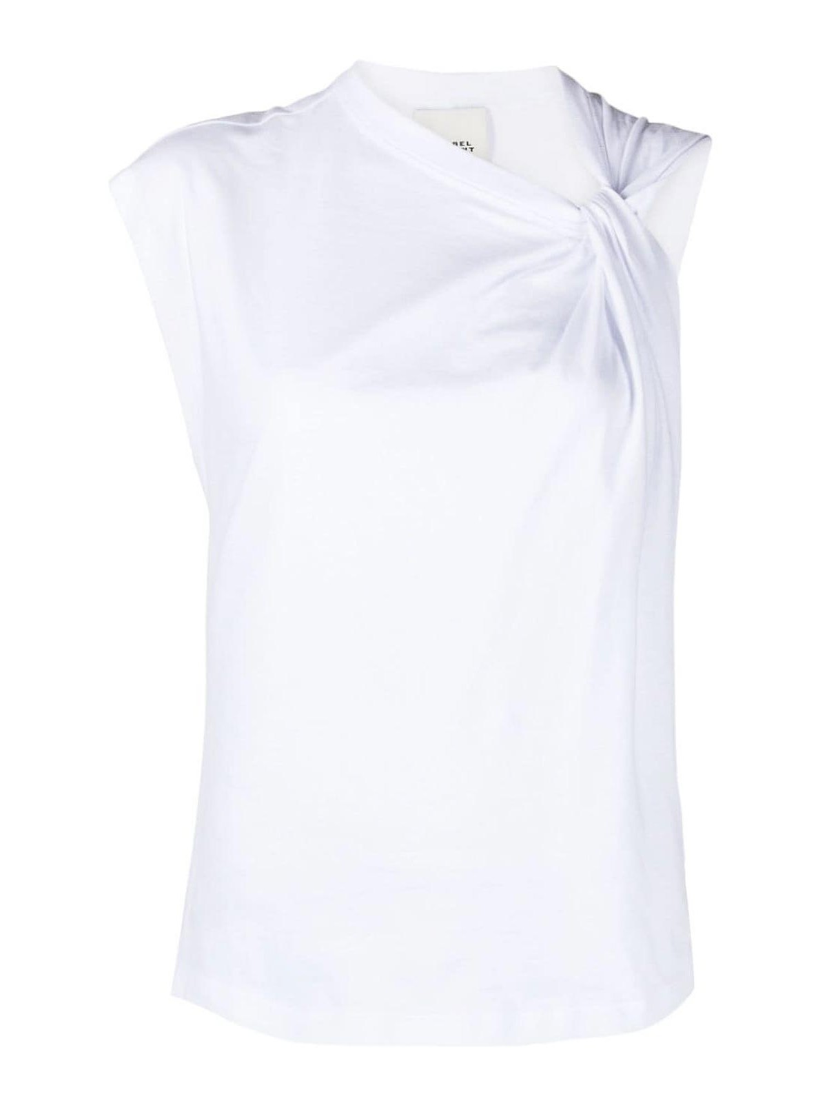 Shop Isabel Marant Nayda Cotton T-shirt In White
