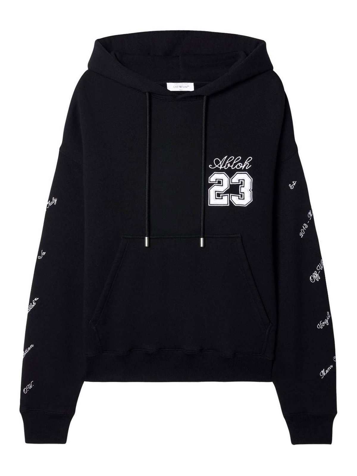 Off-White 23 skate logo-embroidered hoodie
