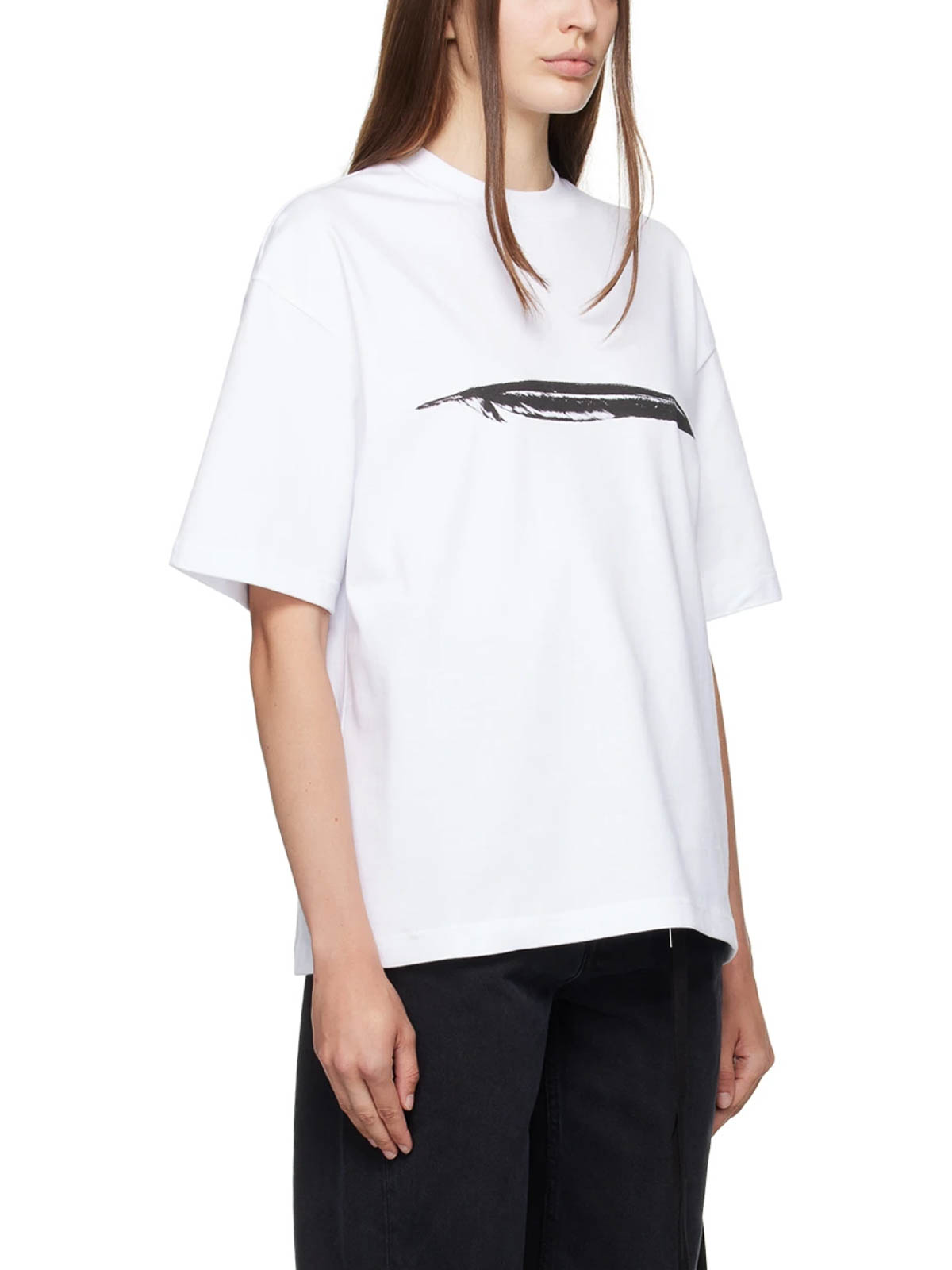 Shop Ann Demeulemeester Marike Comfort T-shirt In White