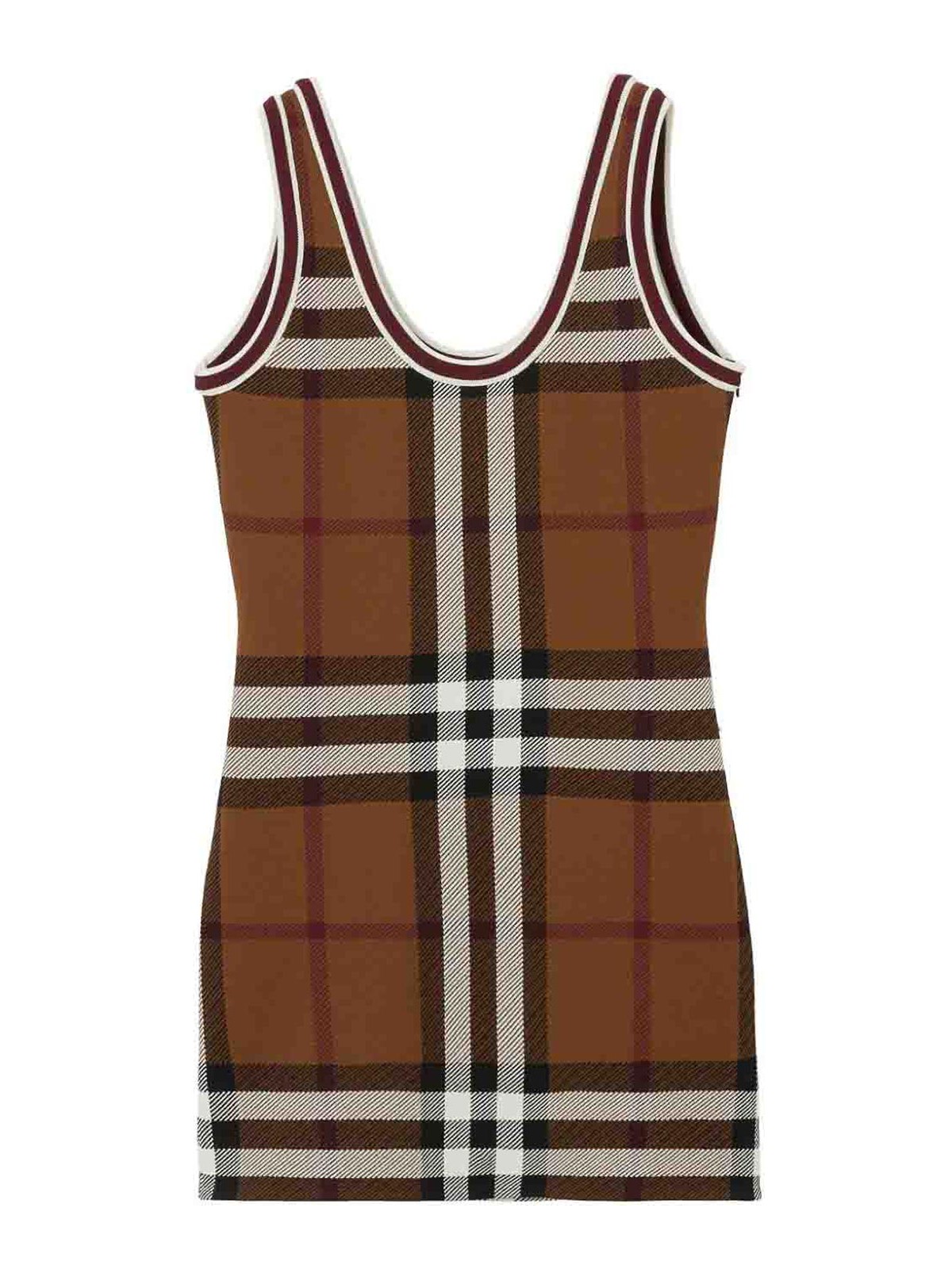 Burberry Maisie vintage check-jacquard minidress - Brown|8070362