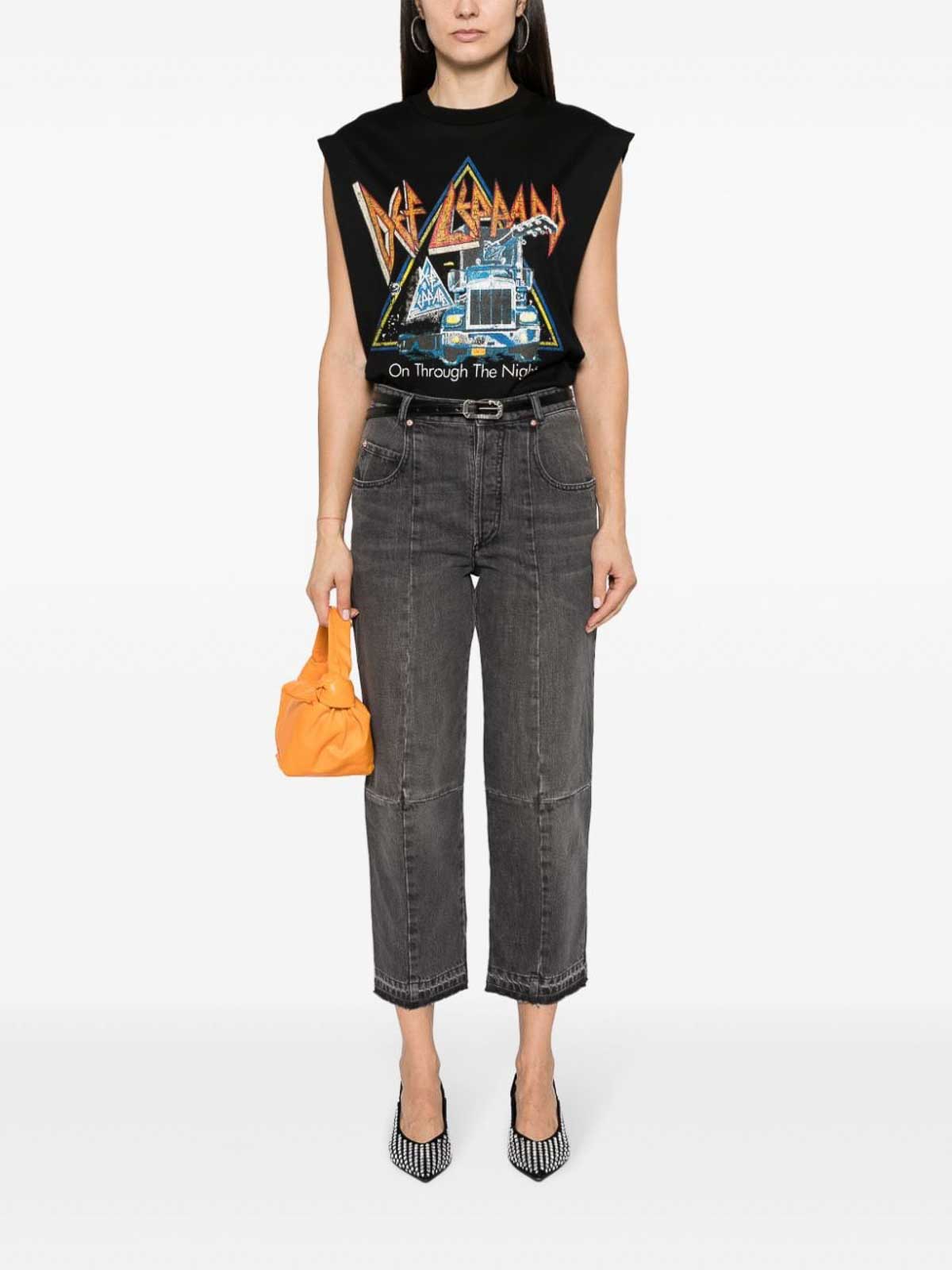Shop Isabel Marant Cropped Straight-leg Jeans In Black