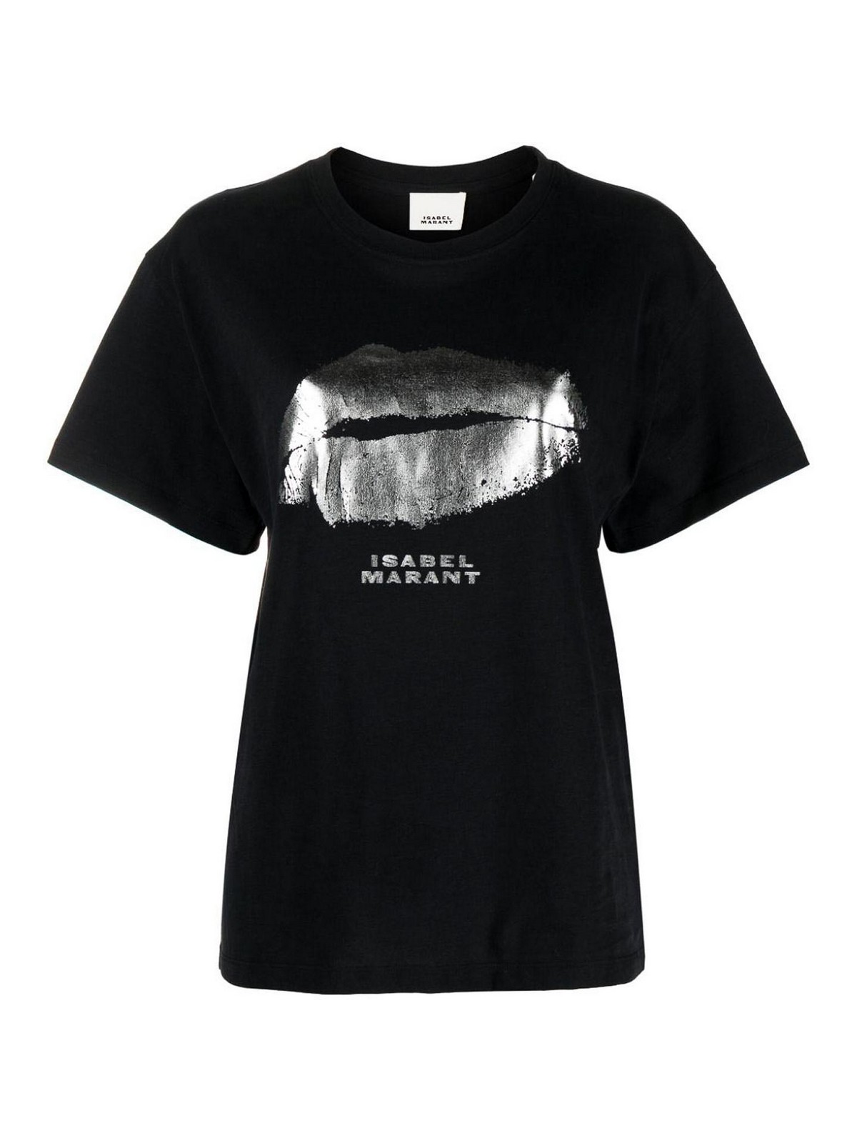 Isabel Marant Logo-print Organic-cotton T-shirt In Black
