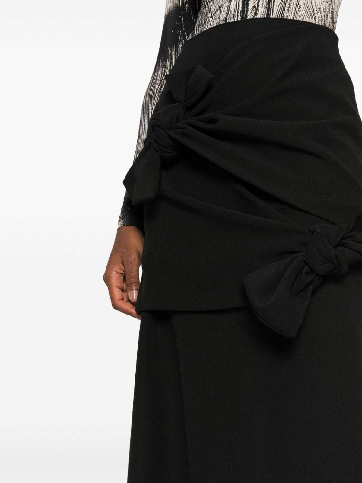 Shop Msgm Minifalda - Negro In Black