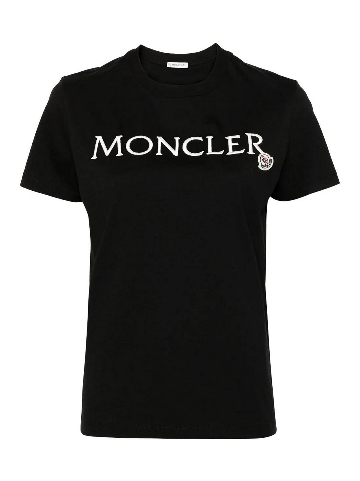 Moncler Moncler embroidered-logo cotton t-shirt