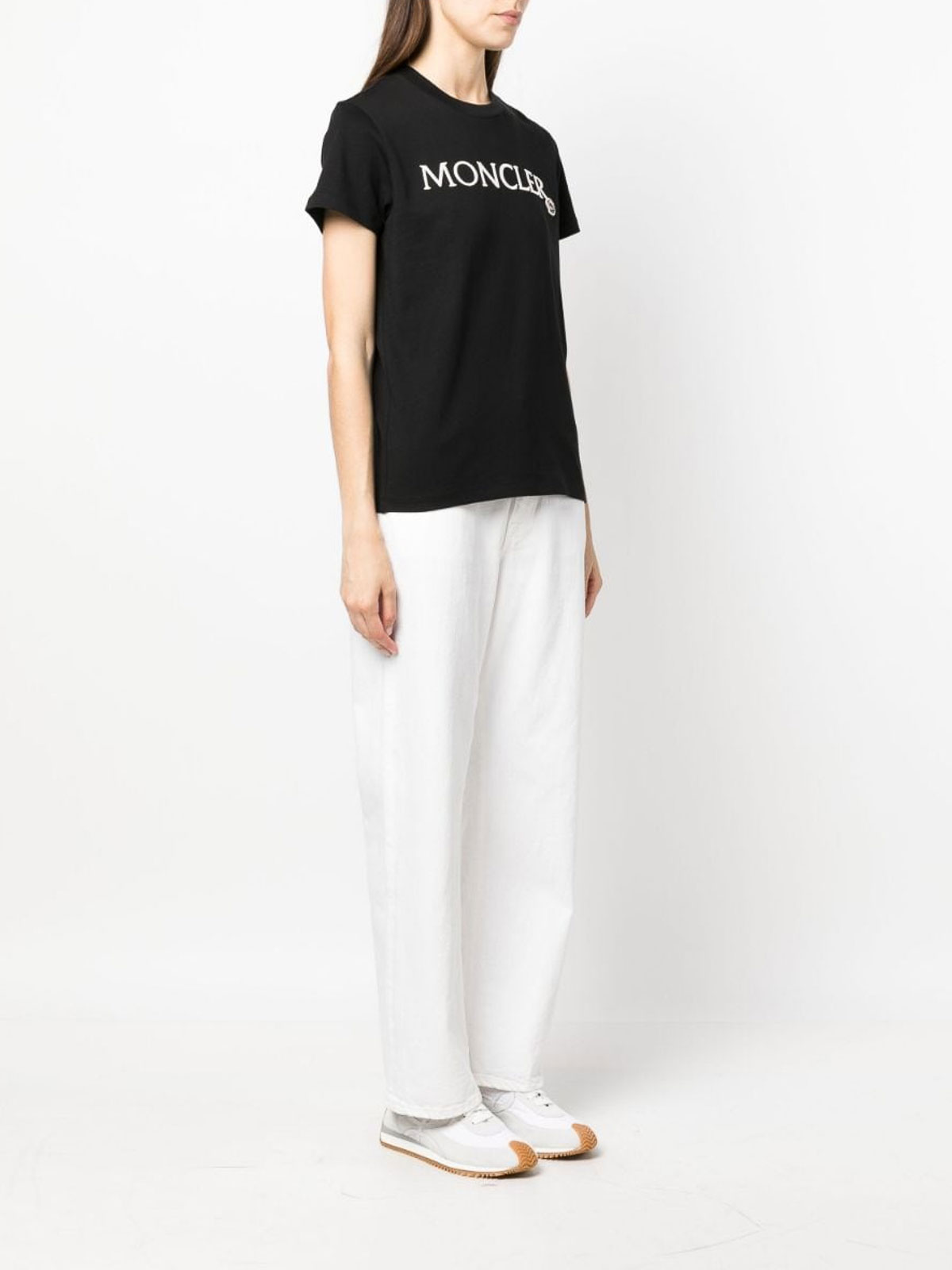 Moncler Moncler embroidered-logo cotton t-shirt