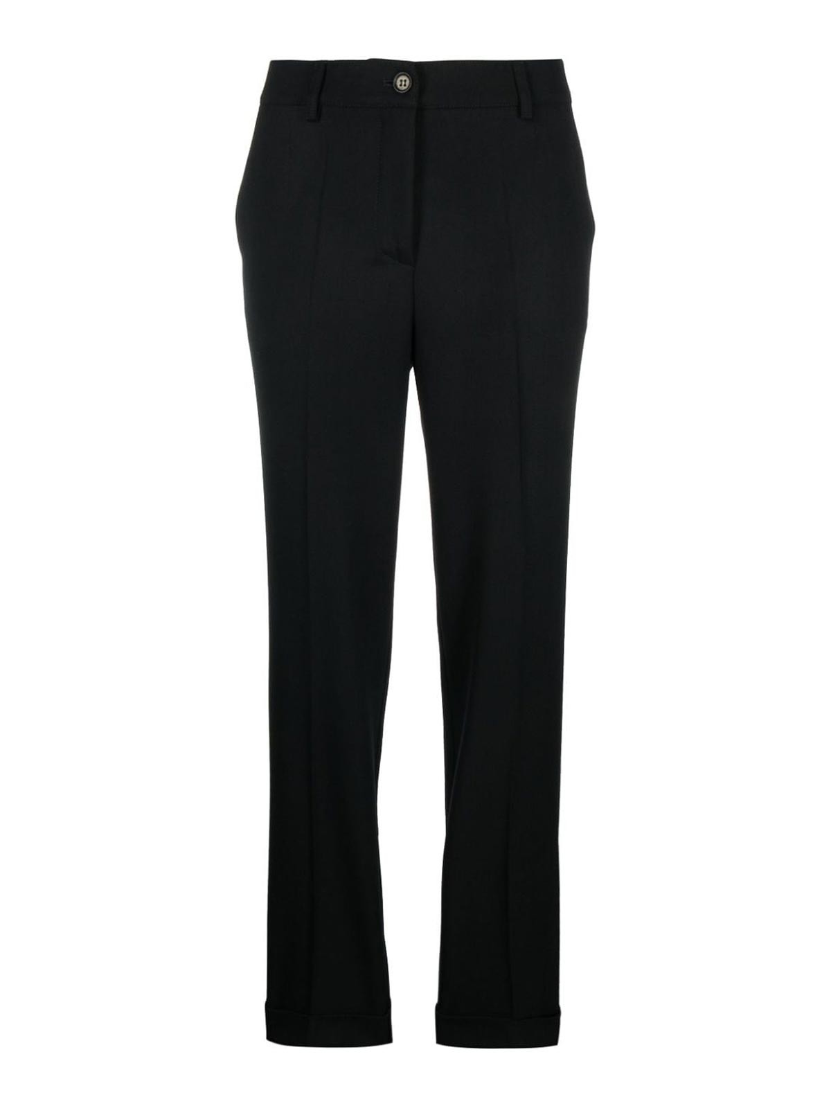 P.a.r.o.s.h Slim-fit Tailored Trousers In Black