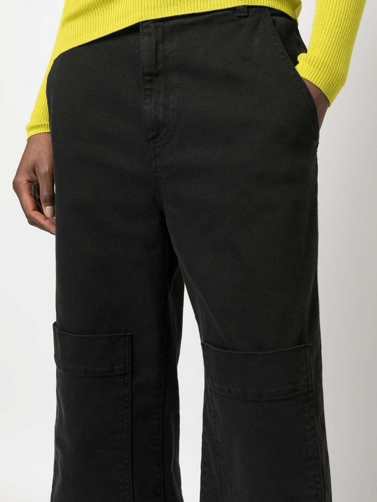 Shop P.a.r.o.s.h Jeans Boot-cut - Negro In Black
