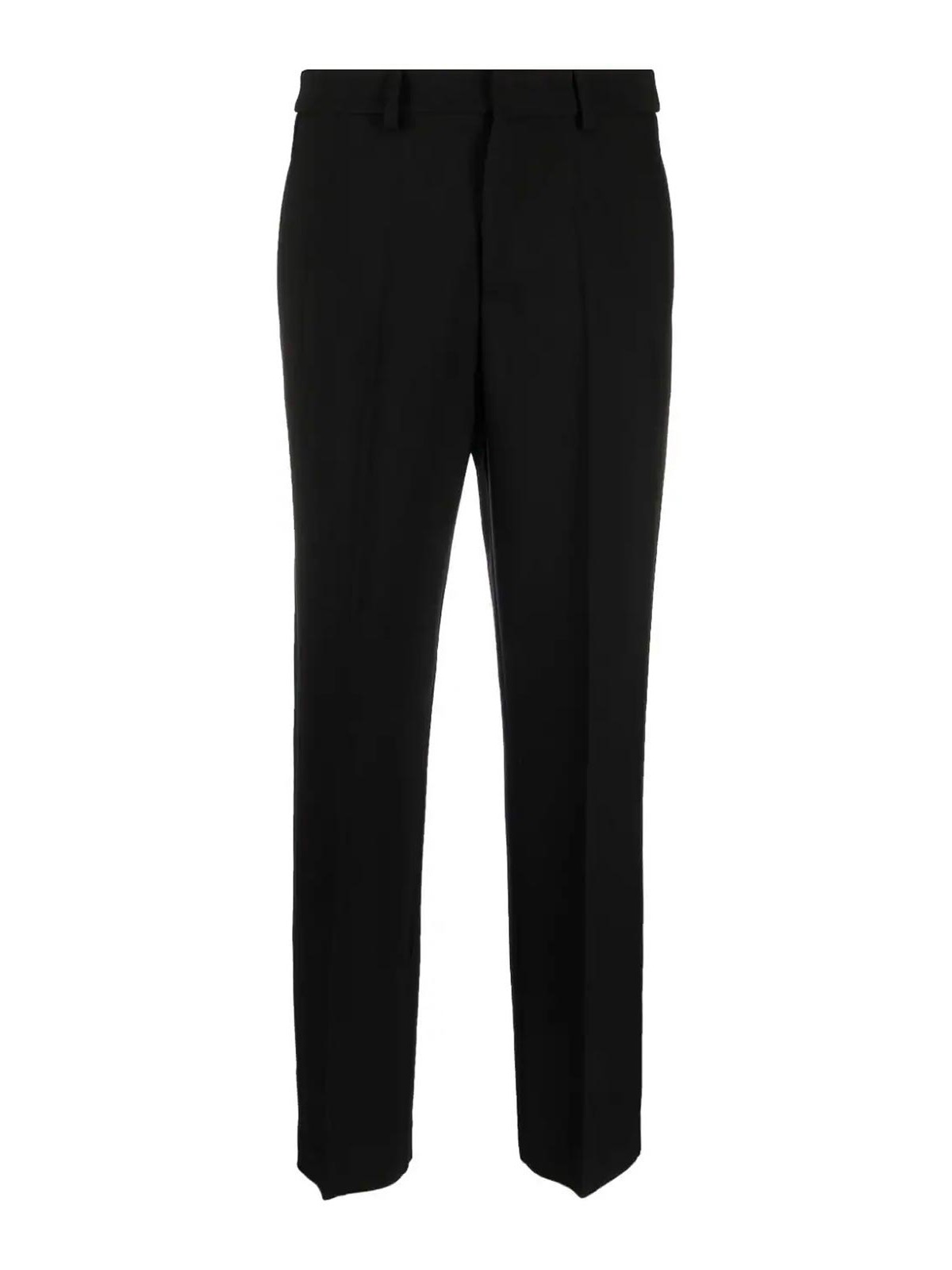 Shop P.a.r.o.s.h Tapered-leg Tailored Trousers In Black