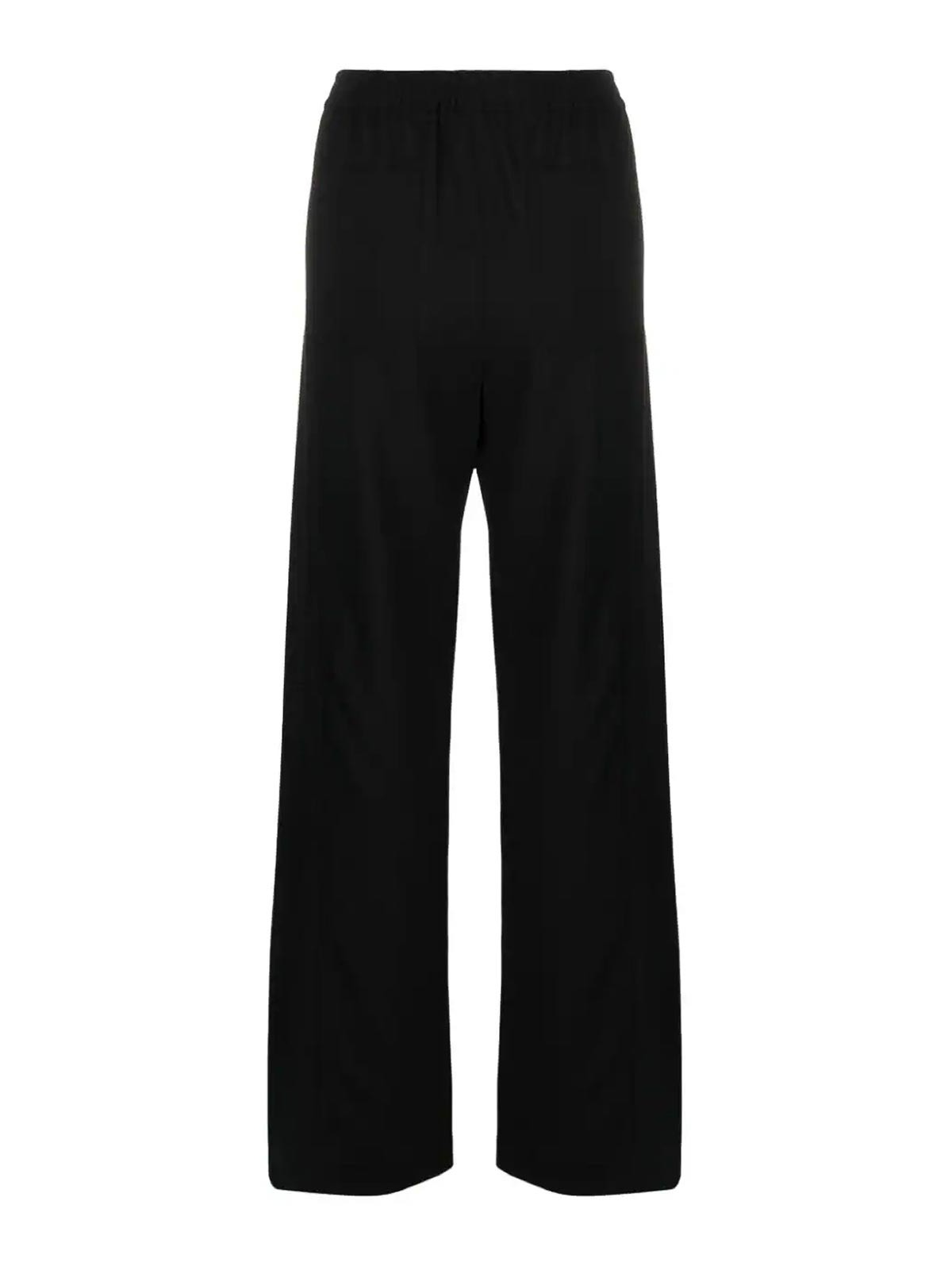 Shop Paul Smith High-waist Wide-leg Trousers In Black