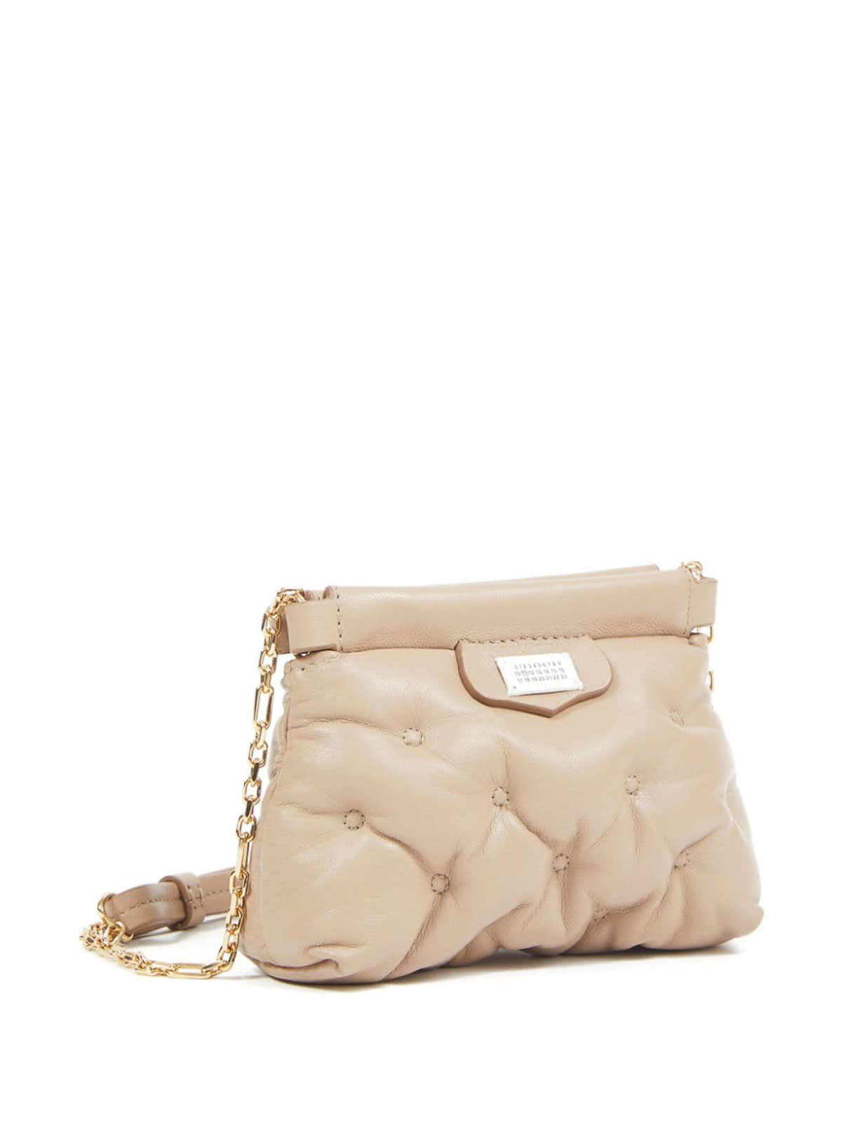 Shop Maison Margiela Glam Slam Classique Mini Bag In Beige
