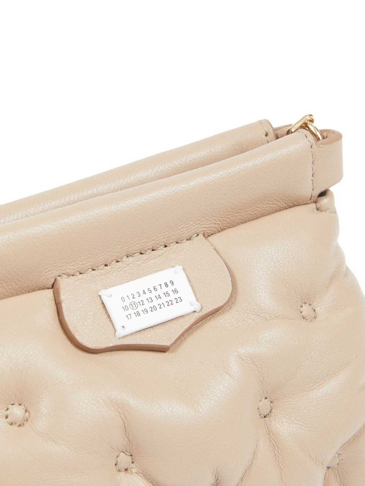 Shop Maison Margiela Glam Slam Classique Mini Bag In Beige