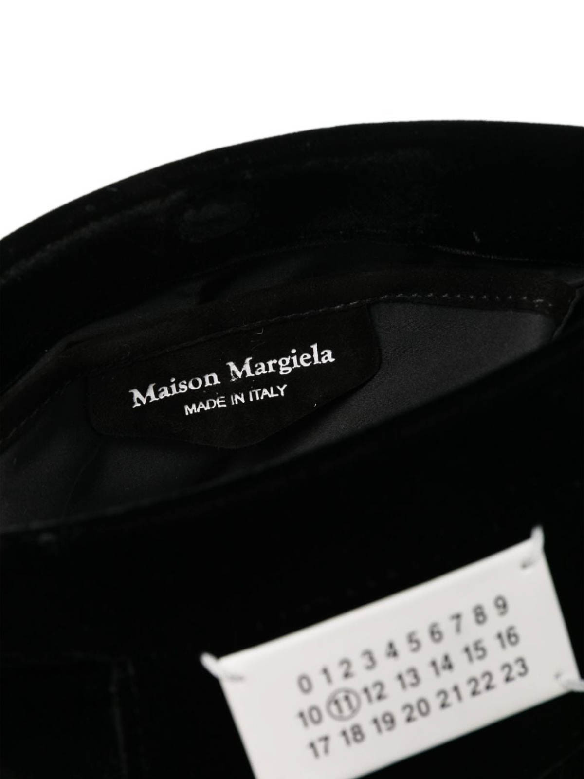 Shop Maison Margiela Glam Slam Red Carpet Mini Cross Body Bag In Black
