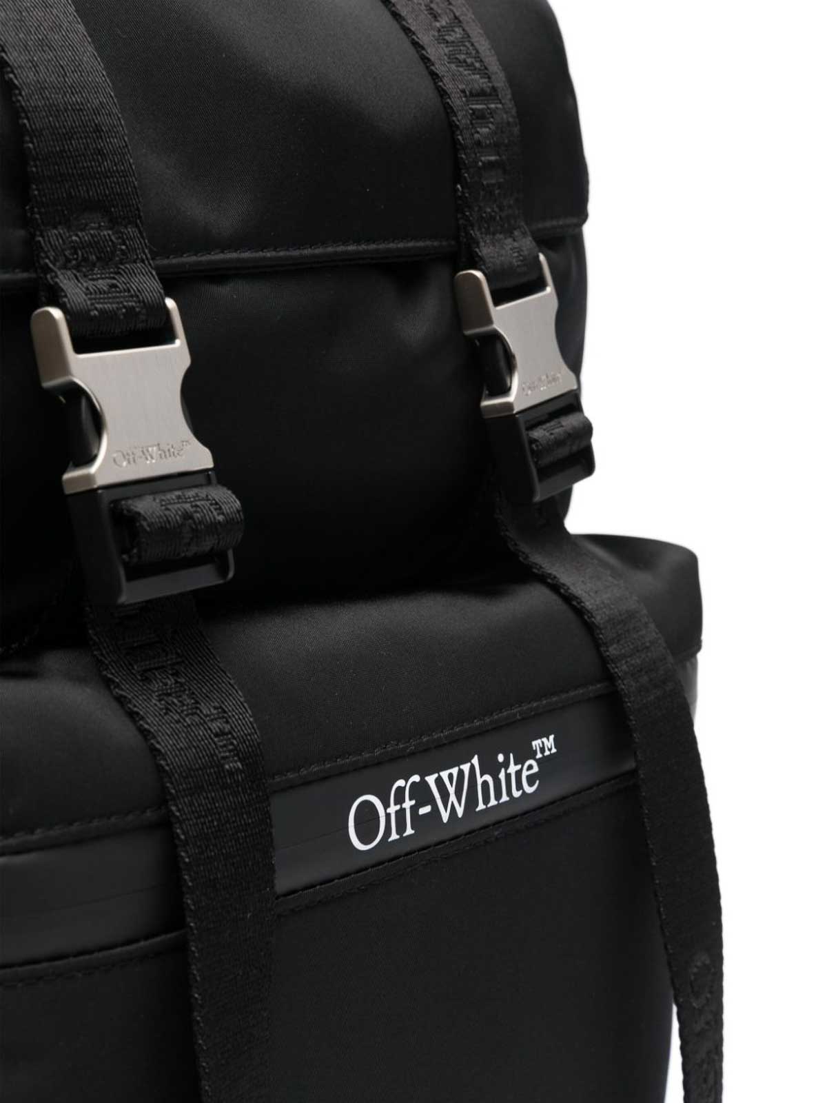 Shop Off-white Outdoor Drawstring Backpack In Black
