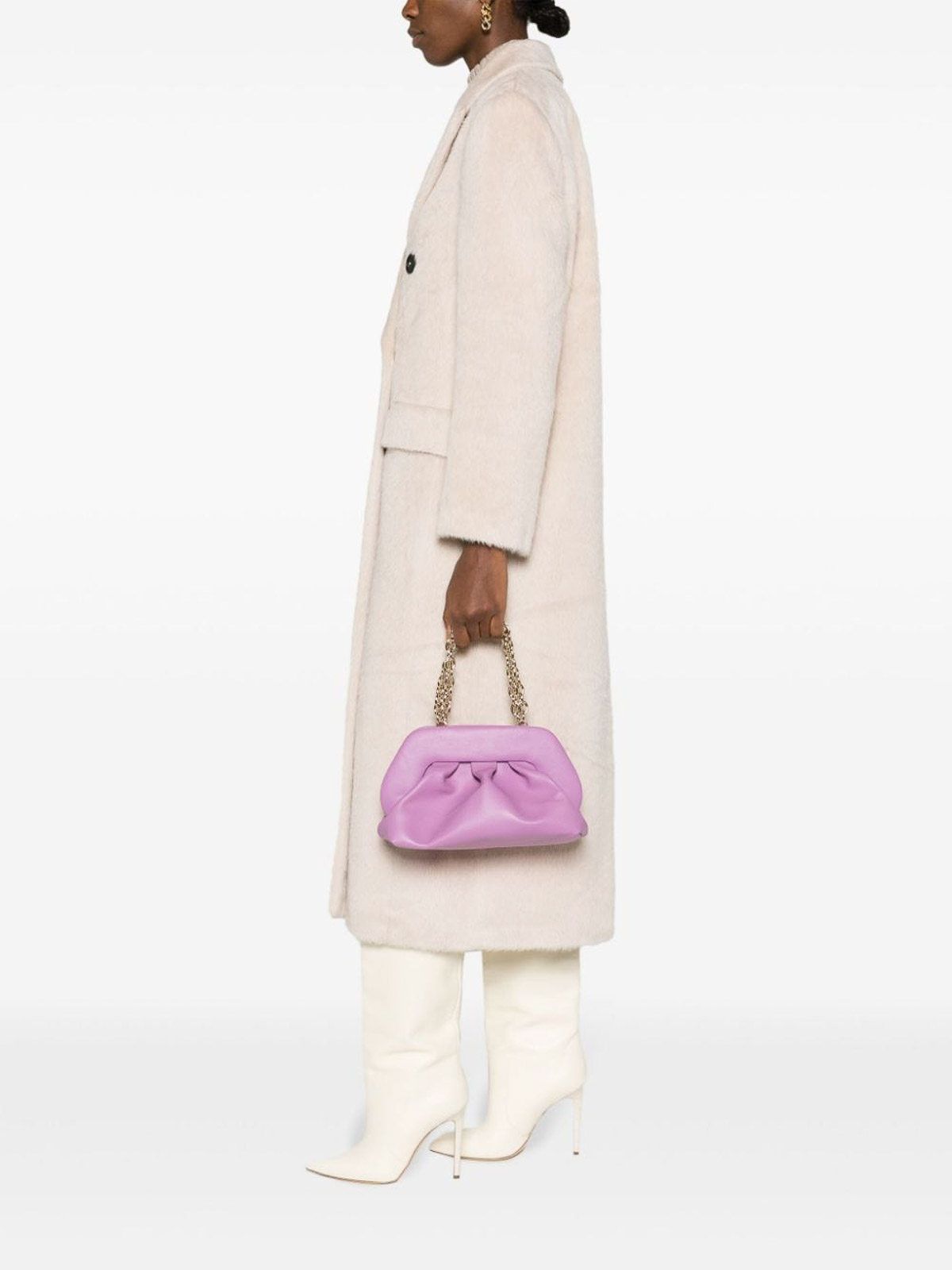 Themoirè Tia coffee clutch bag - Light Purple|TMFW23TCOF34