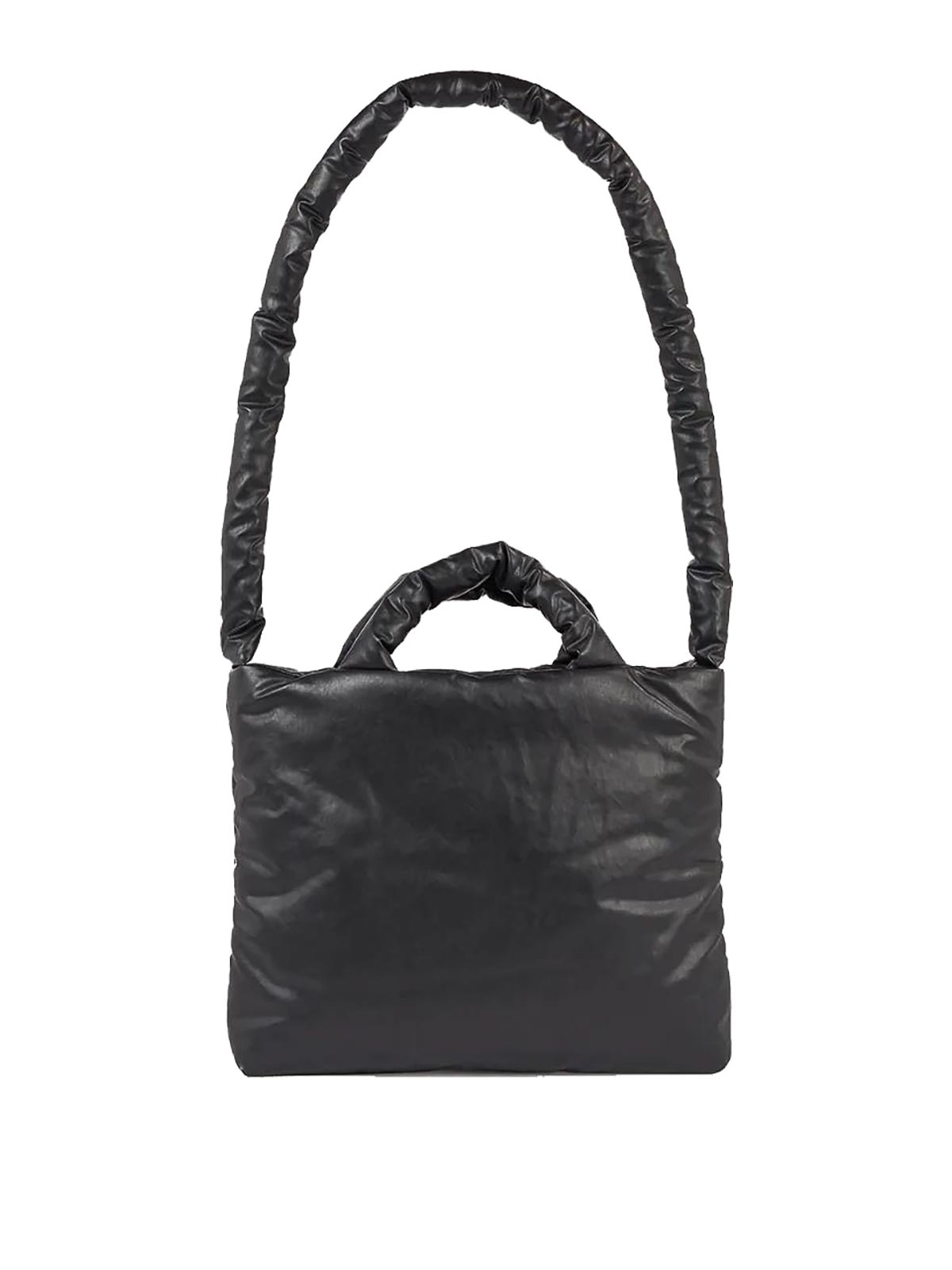 Kassl Editions Kassl Leather Lacquer Bag In Black