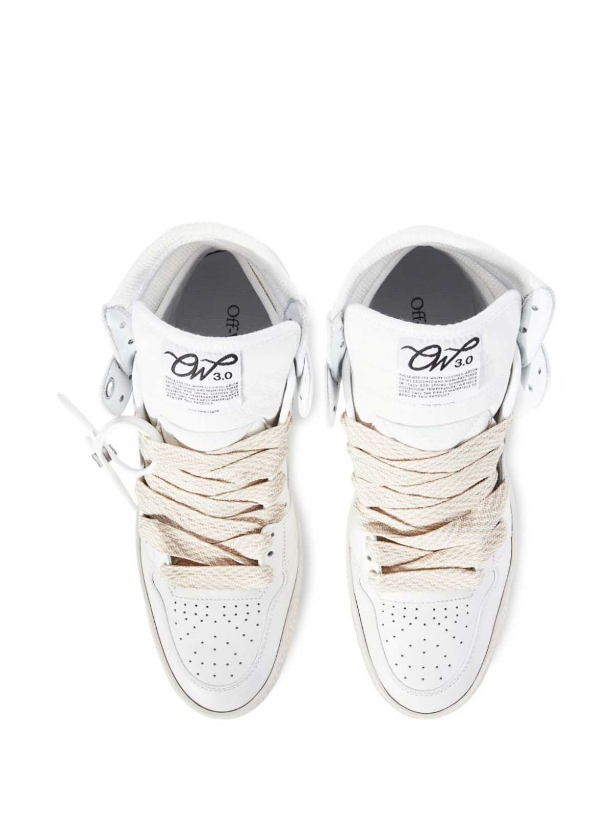 Shop Off-white 30 Off Court High-top Sneakers In White