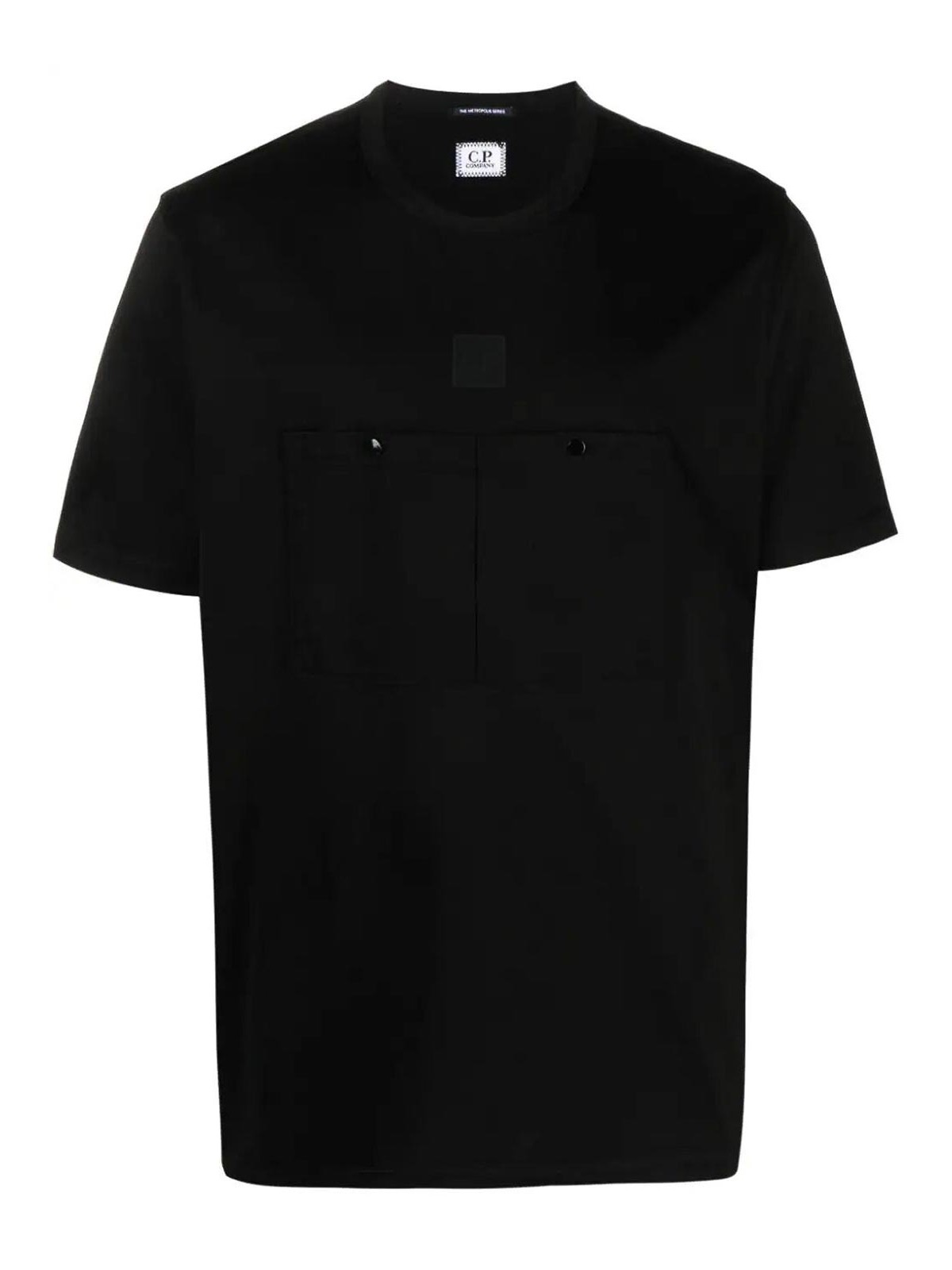 Shop C.p. Company Jersey Pocket T-shirt In Black