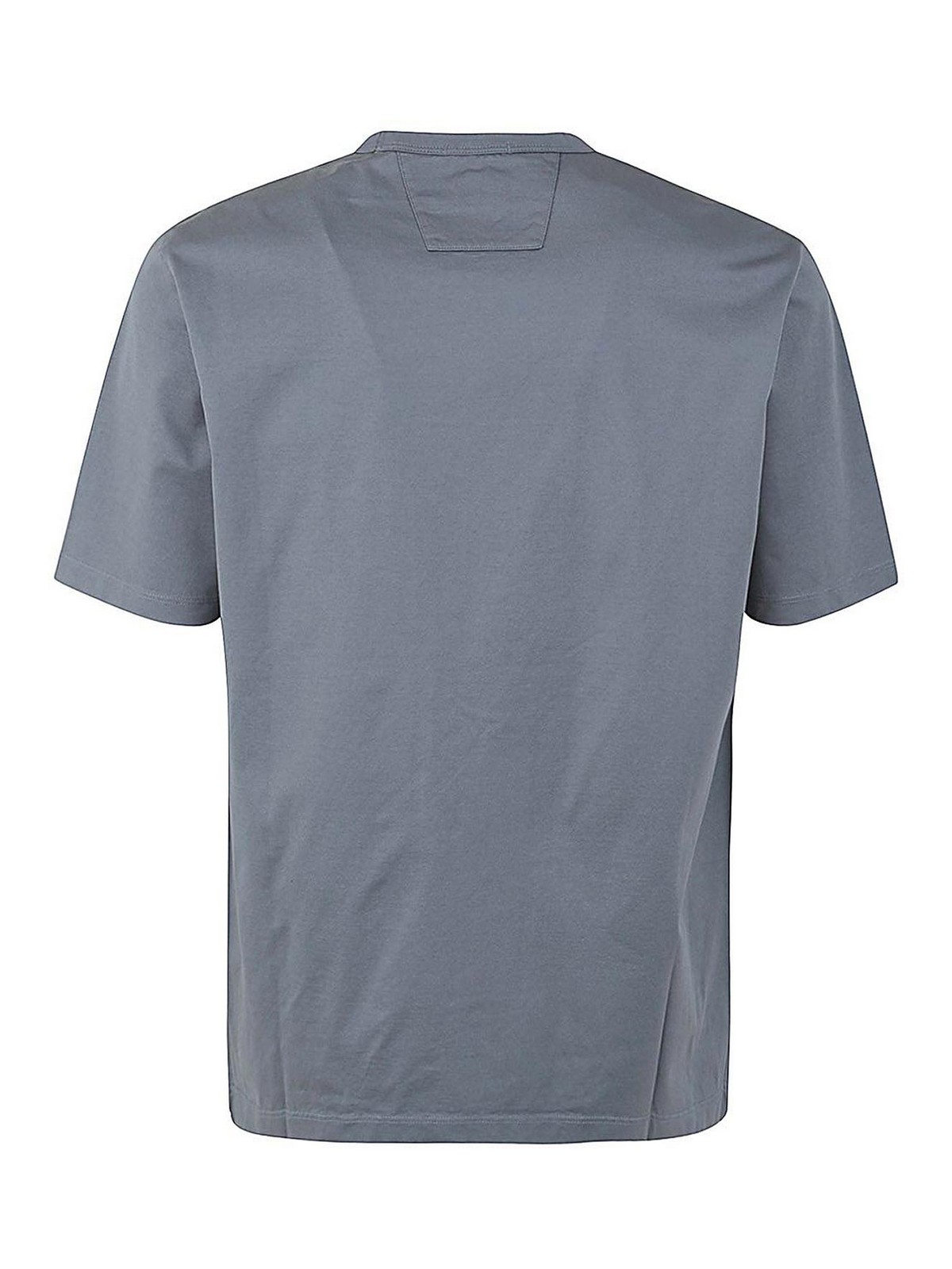 Shop C.p. Company Jersey Logo T-shirt In Blue