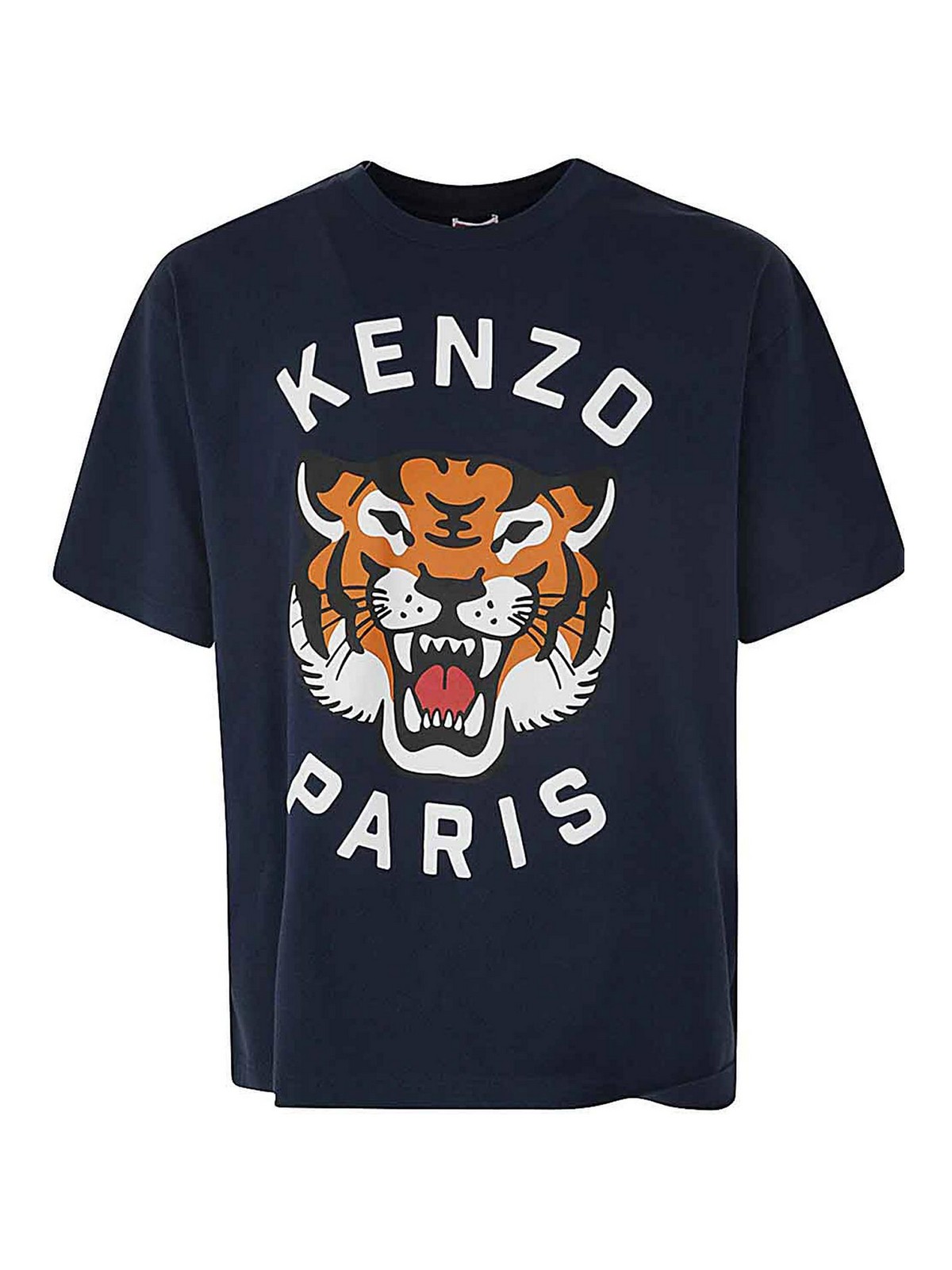 Kenzo Lucky Tiger Oversize T-shirt In Blue