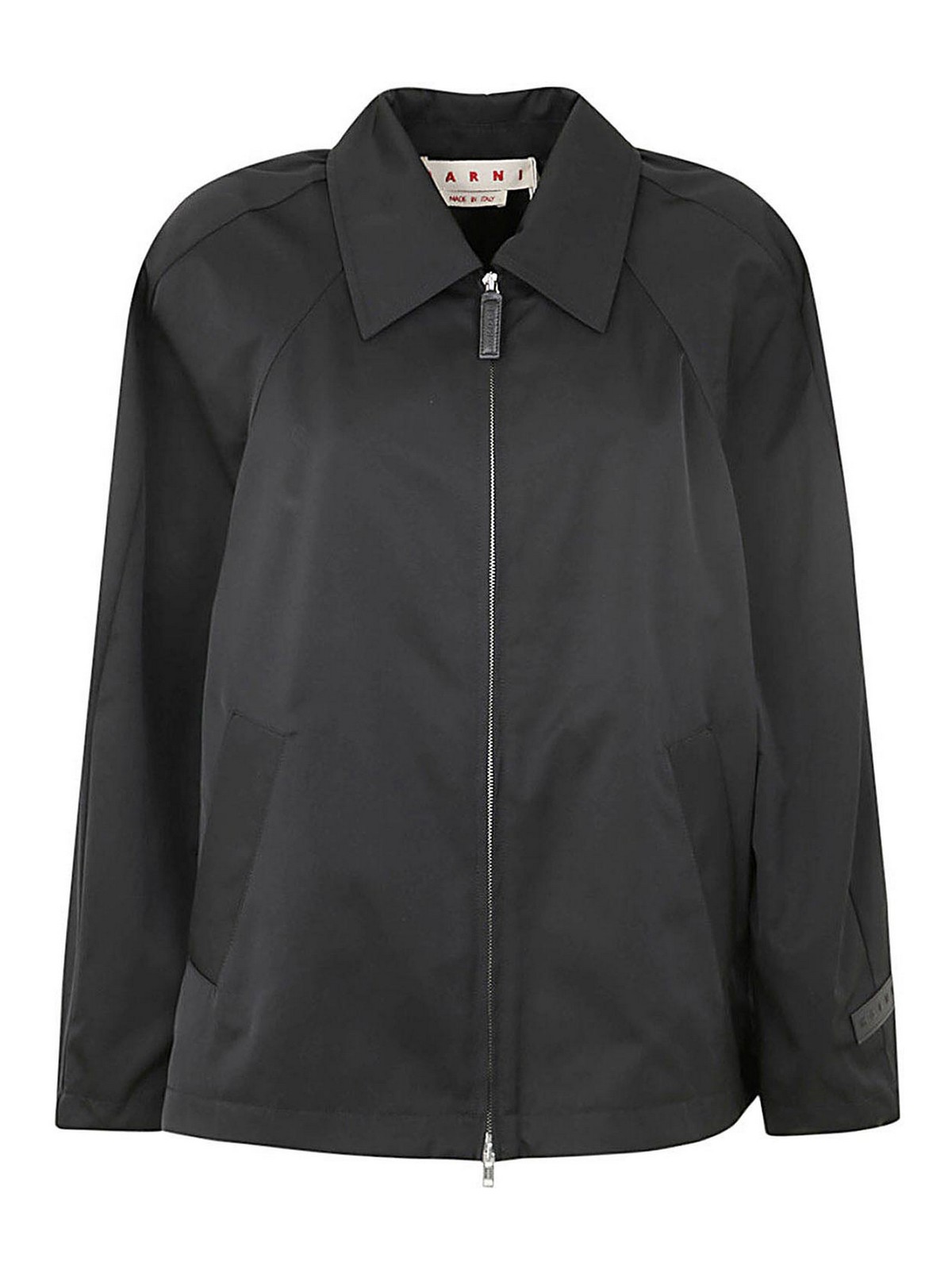 ジャケット MARNI Women Jackets GLMA0091WSUTP749WR 00N99 BLACK Black wool blend jacket | Marni