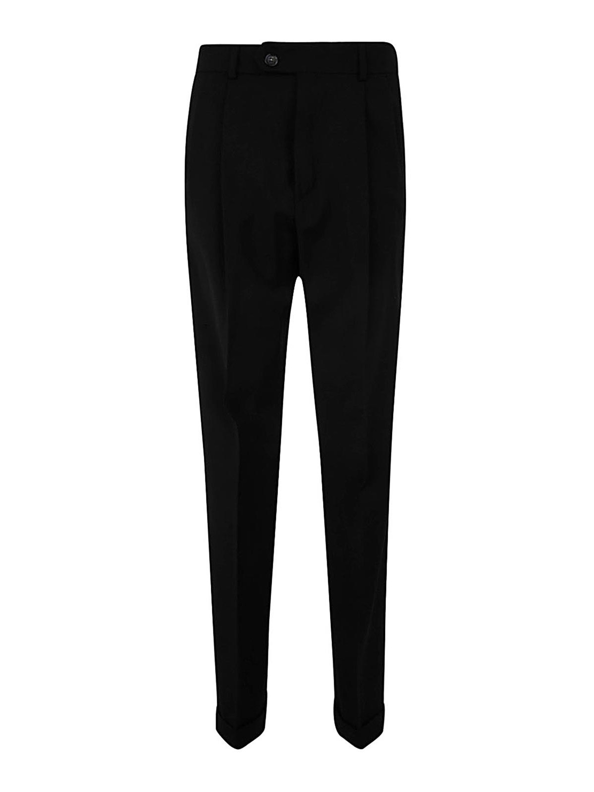 Shop Max Mara Ferito Wide Leg Trouser With Pences In Black