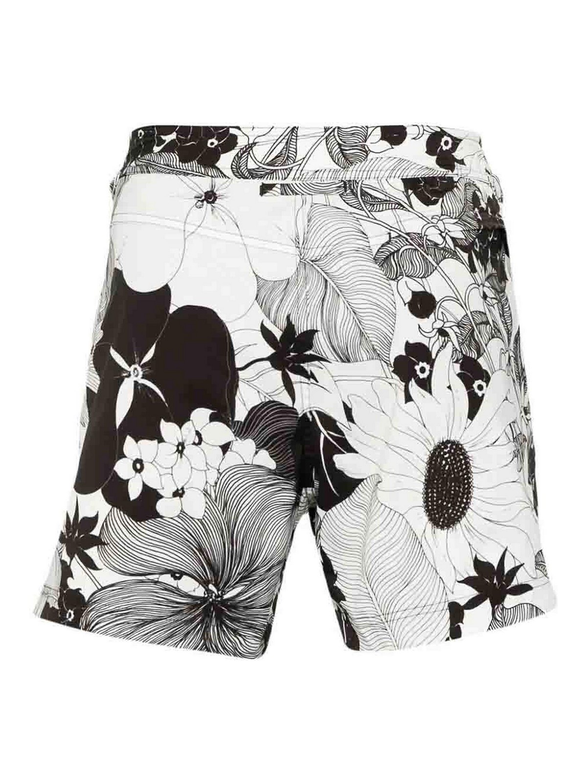 Shop Tom Ford Swimwear Shorts In Black