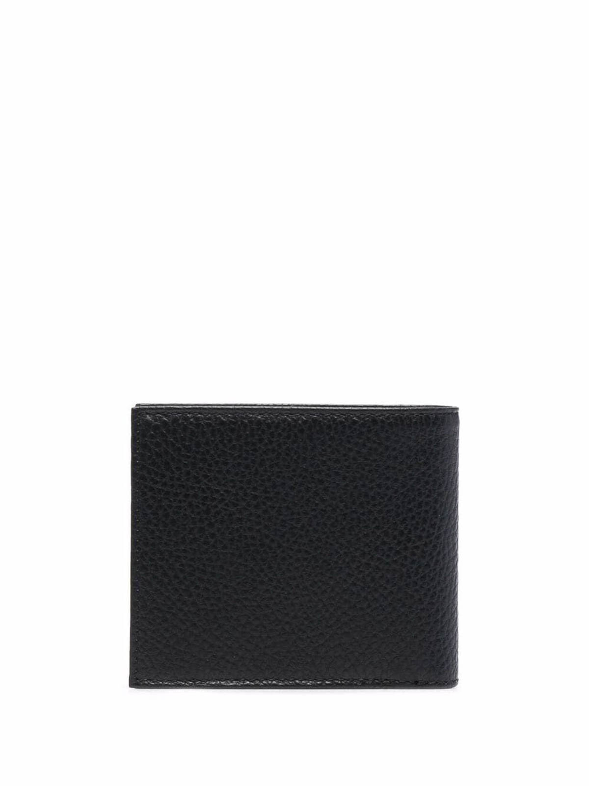 Shop Emporio Armani Bi-fold Wallet In Grey