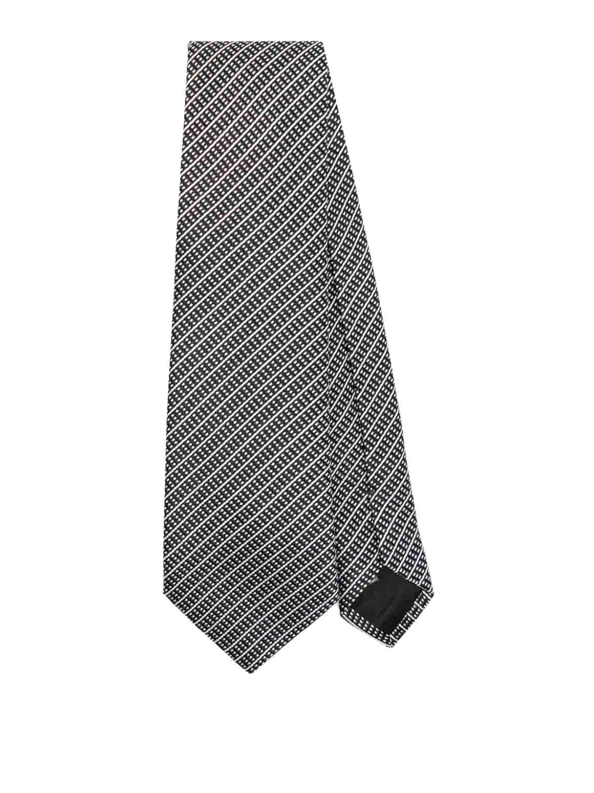 Shop Giorgio Armani Tie In Multicolour