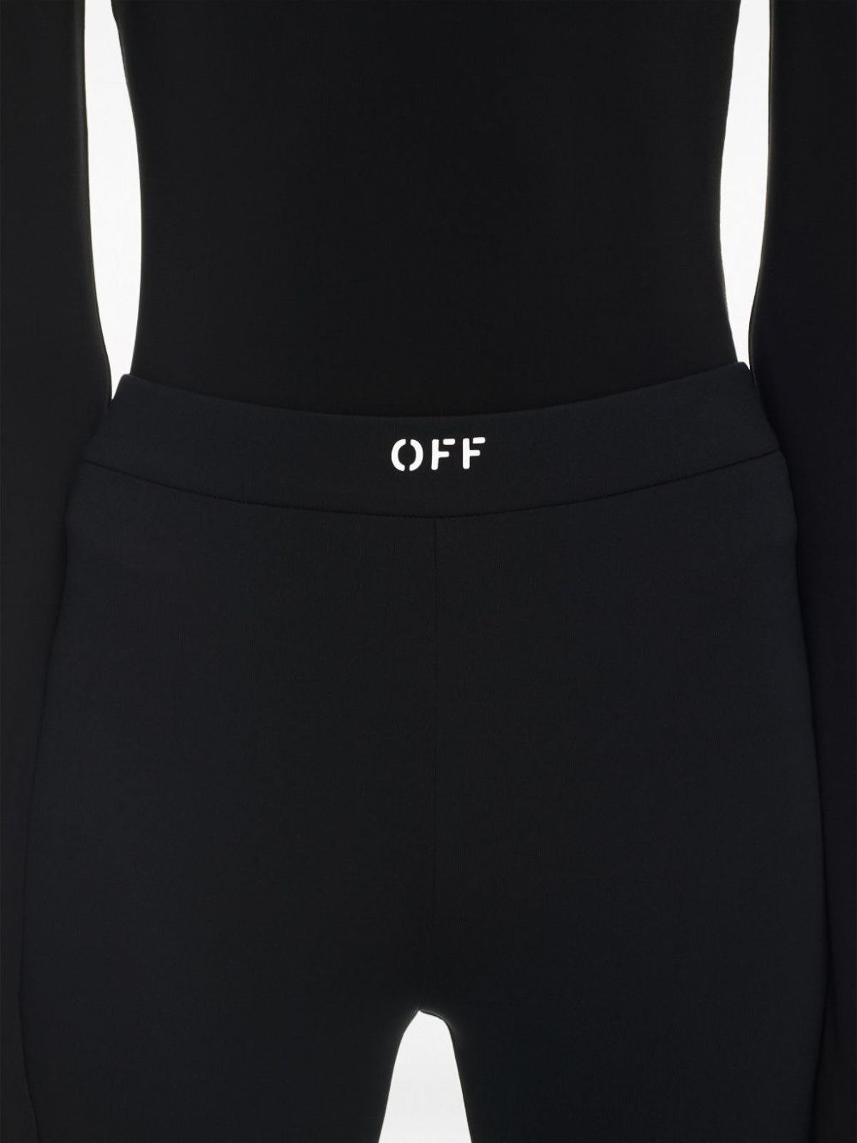 春夏新作モデル - 黒 - レギンス Off-White ブラック OWCD023C99JER0011001 | レッグウェア