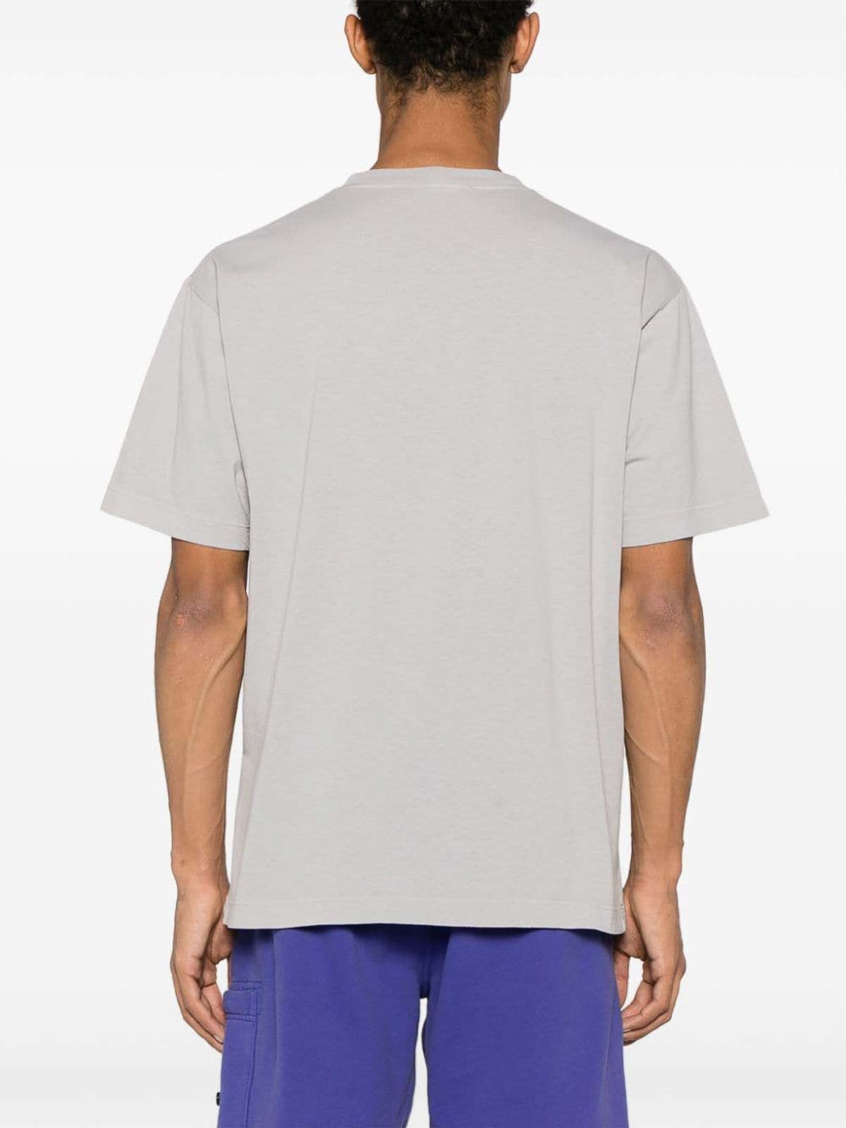 Shop Stone Island T-shirt With Logo In Grey