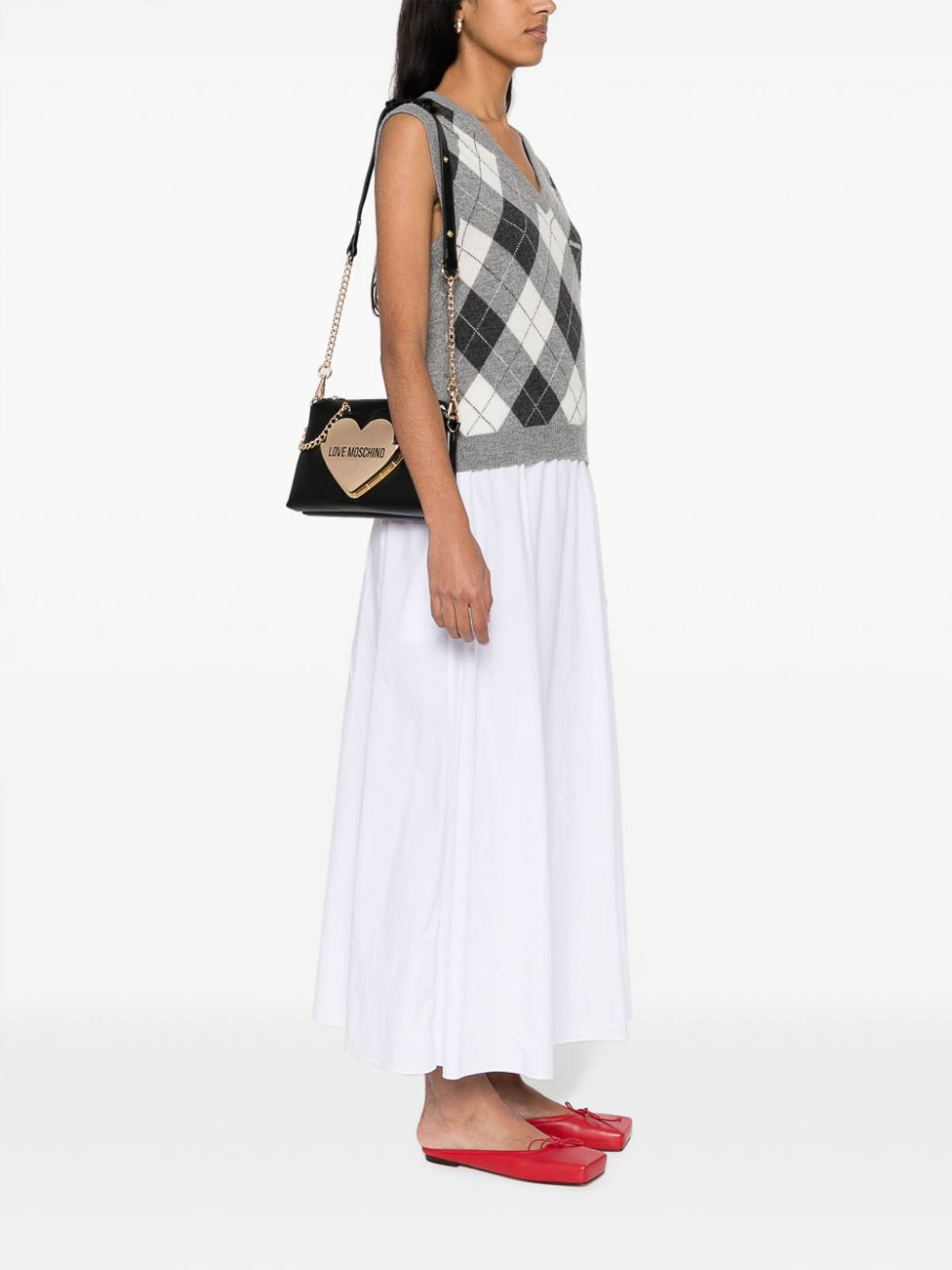 Love Moschino Heart bag - Black - Women | JC4128PP1ILO0000