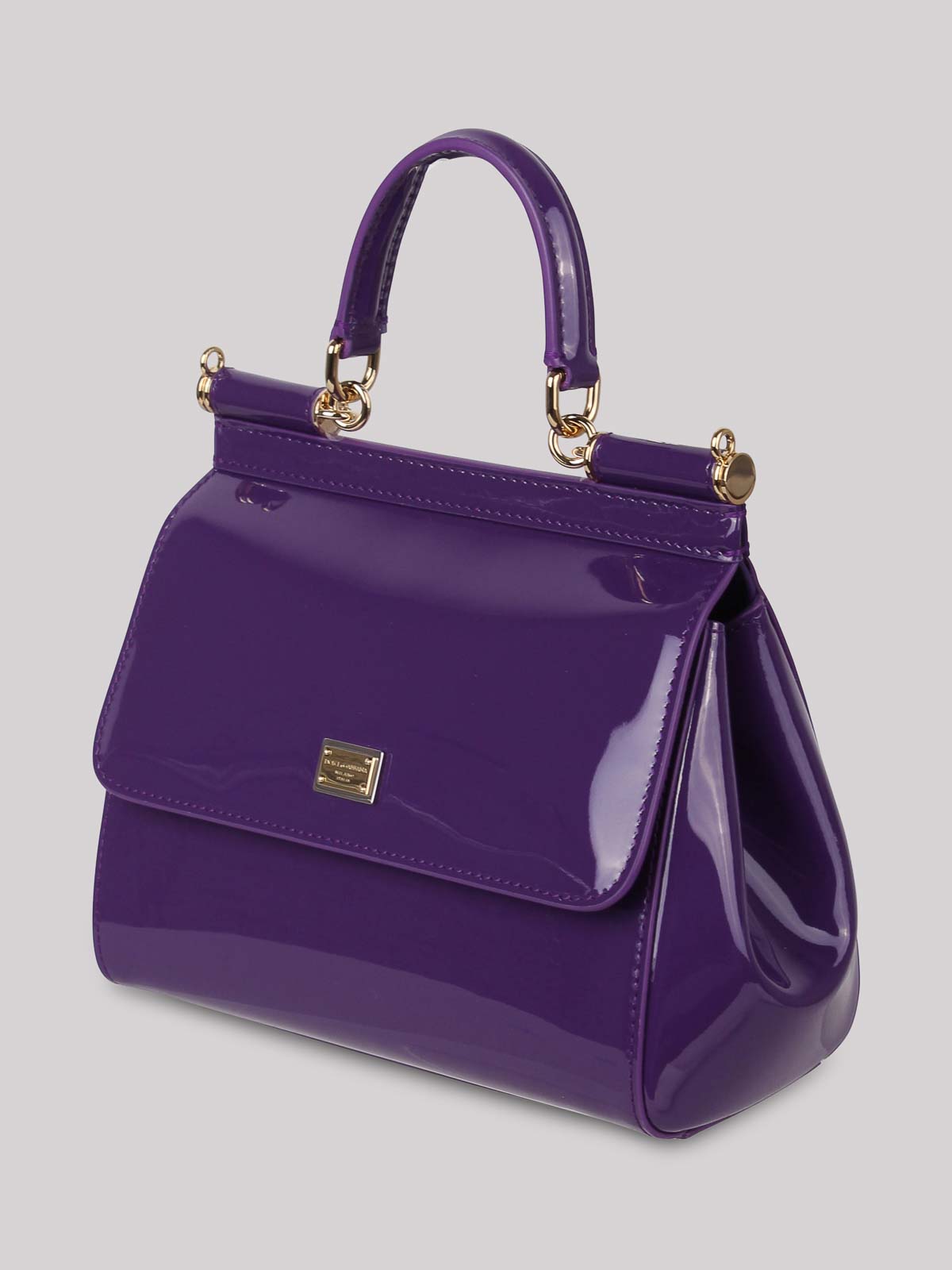 Shop Dolce & Gabbana Medium Sicily Handbag In Purple