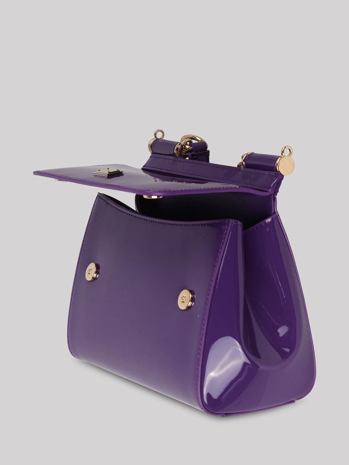 Shop Dolce & Gabbana Medium Sicily Handbag In Purple