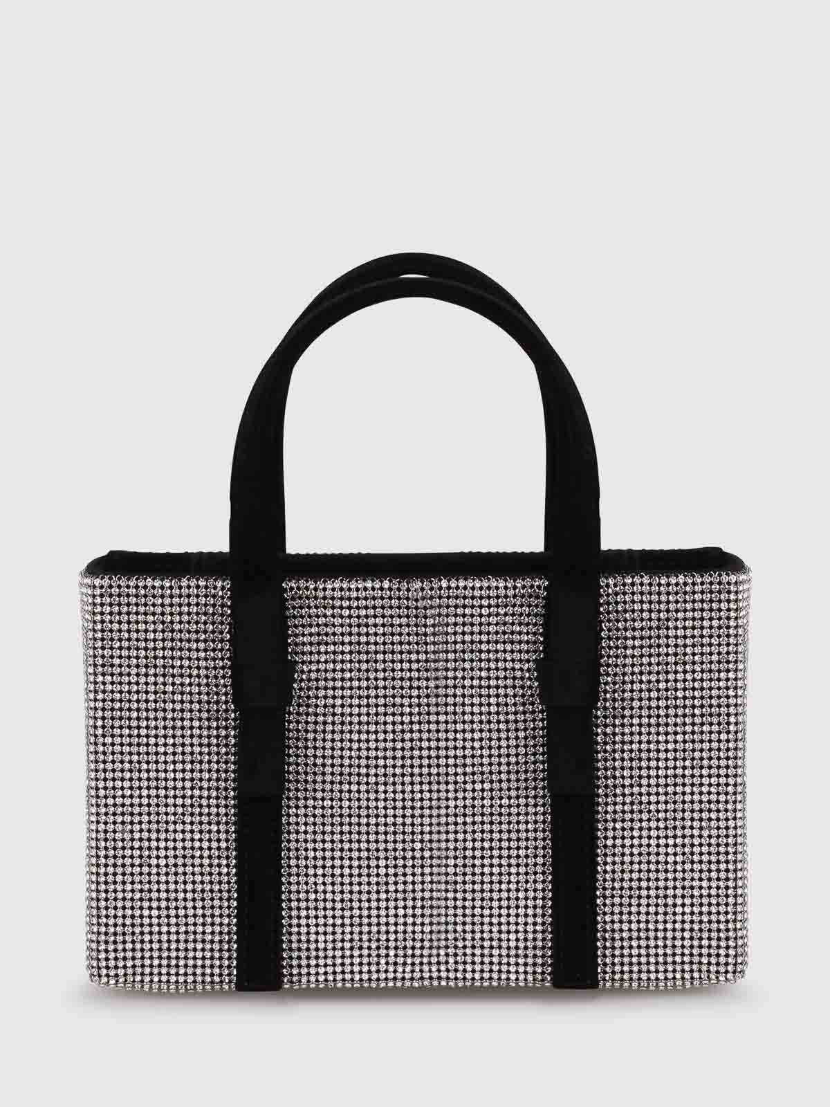 Shop Kara Bag With Crystal Decoration In Black