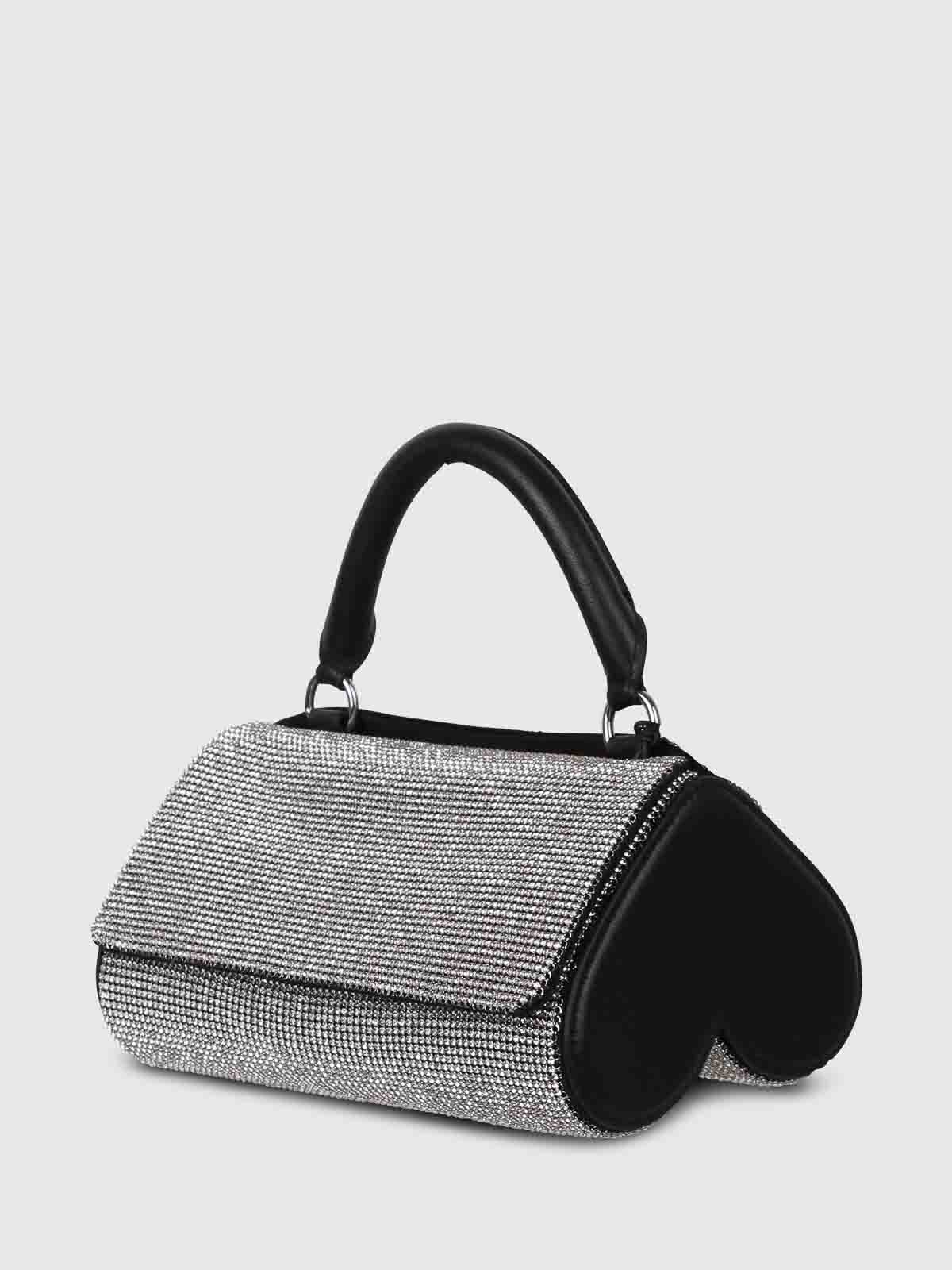 Shop Kara White Crush Mini Bag With Decoration In Black
