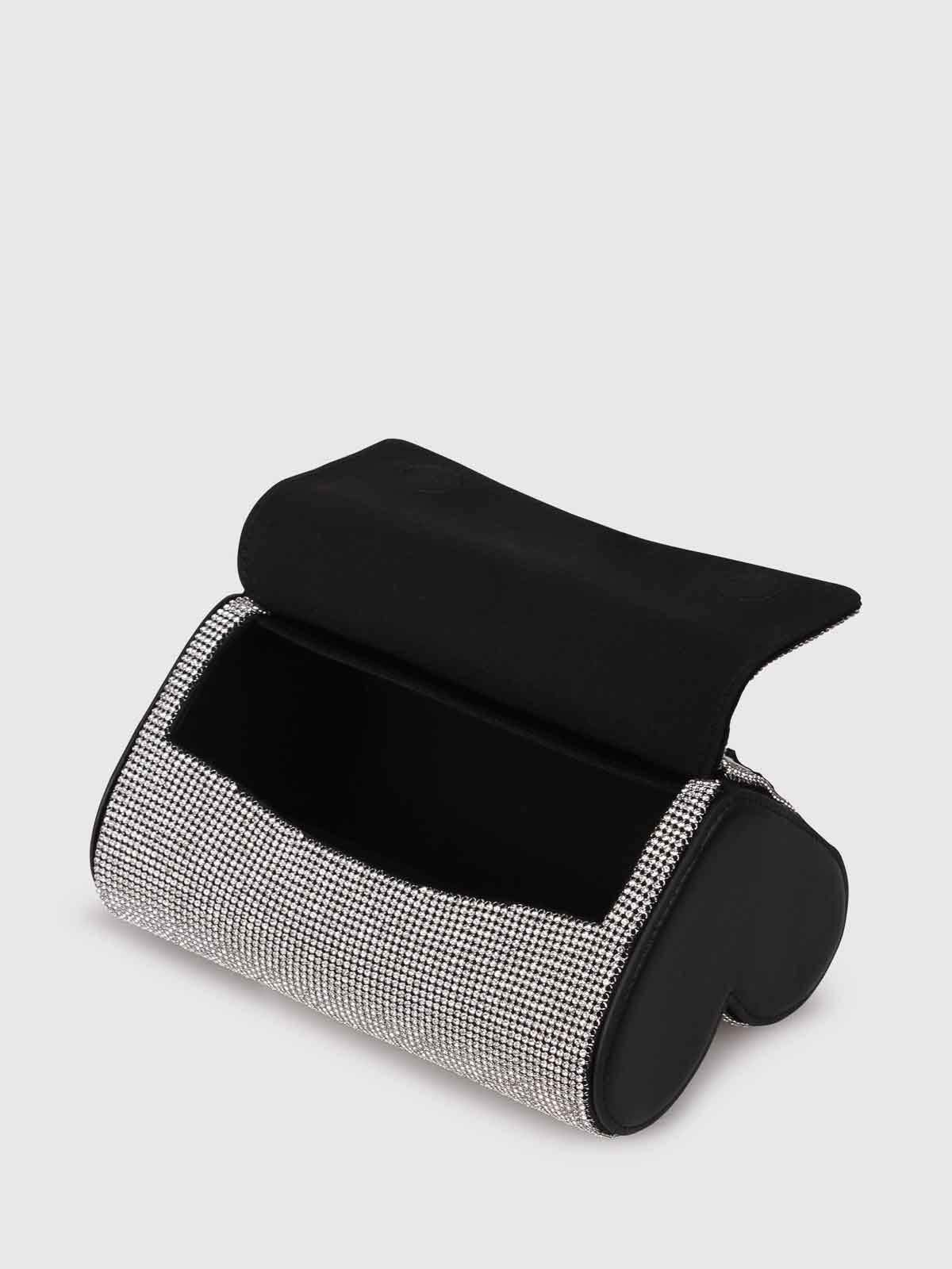 Shop Kara White Crush Mini Bag With Decoration In Black