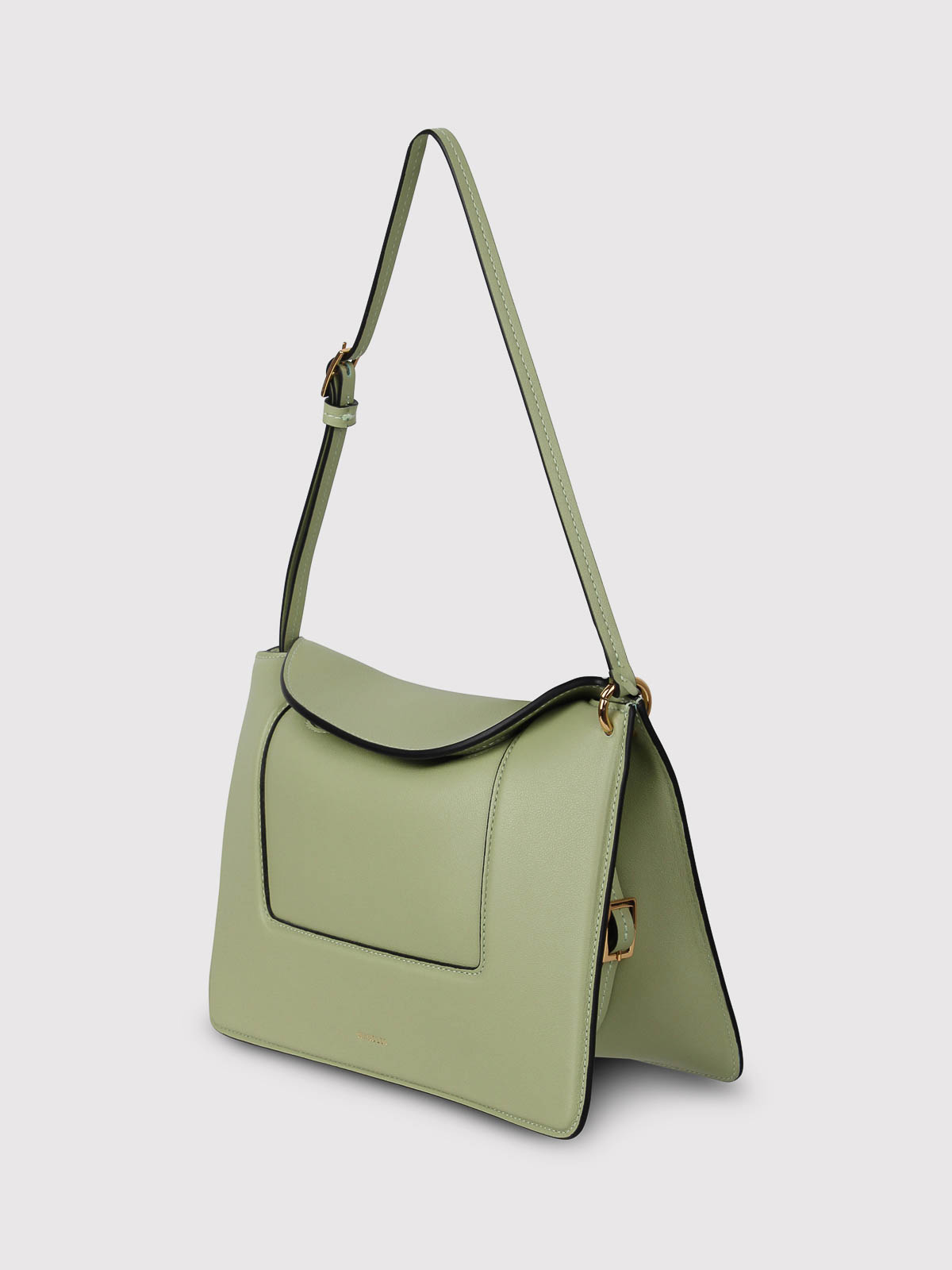 Shop Wandler Penelope Shoulder Bag In Green