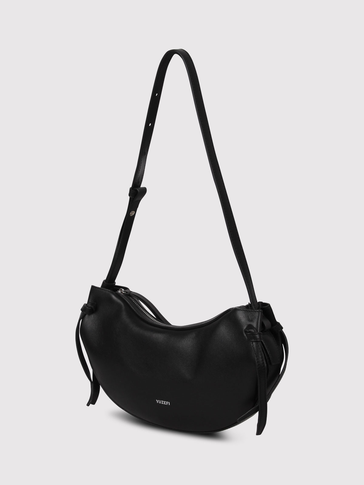 Shop Yuzefi Fortune Cookie Shoulder Bag In Black