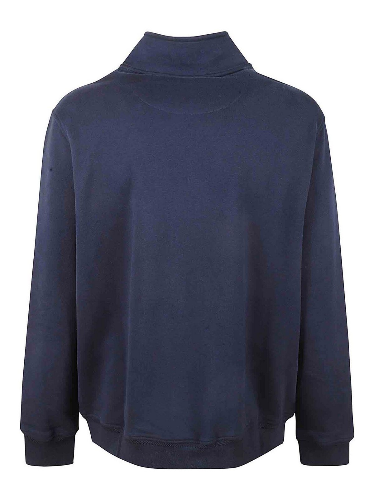 Shop Belstaff Cotton Sweatshirt And Lacing In Blue