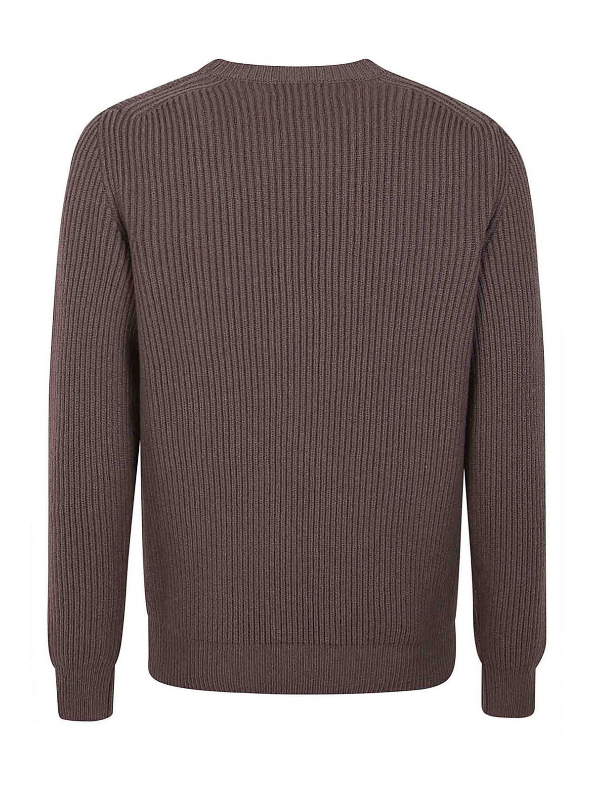 Shop Mcgeorge Of Scotland Crew Neck Sweater In Brown