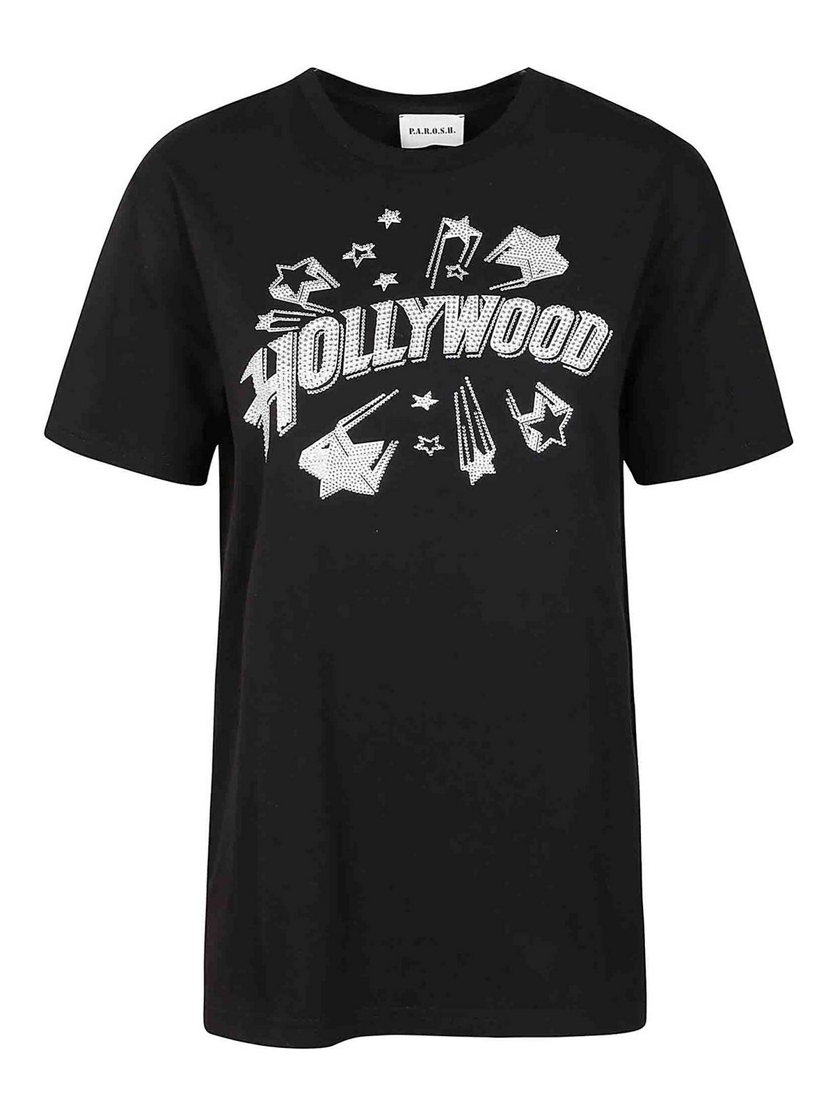 Shop P.a.r.o.s.h Colly T Shirt In Black