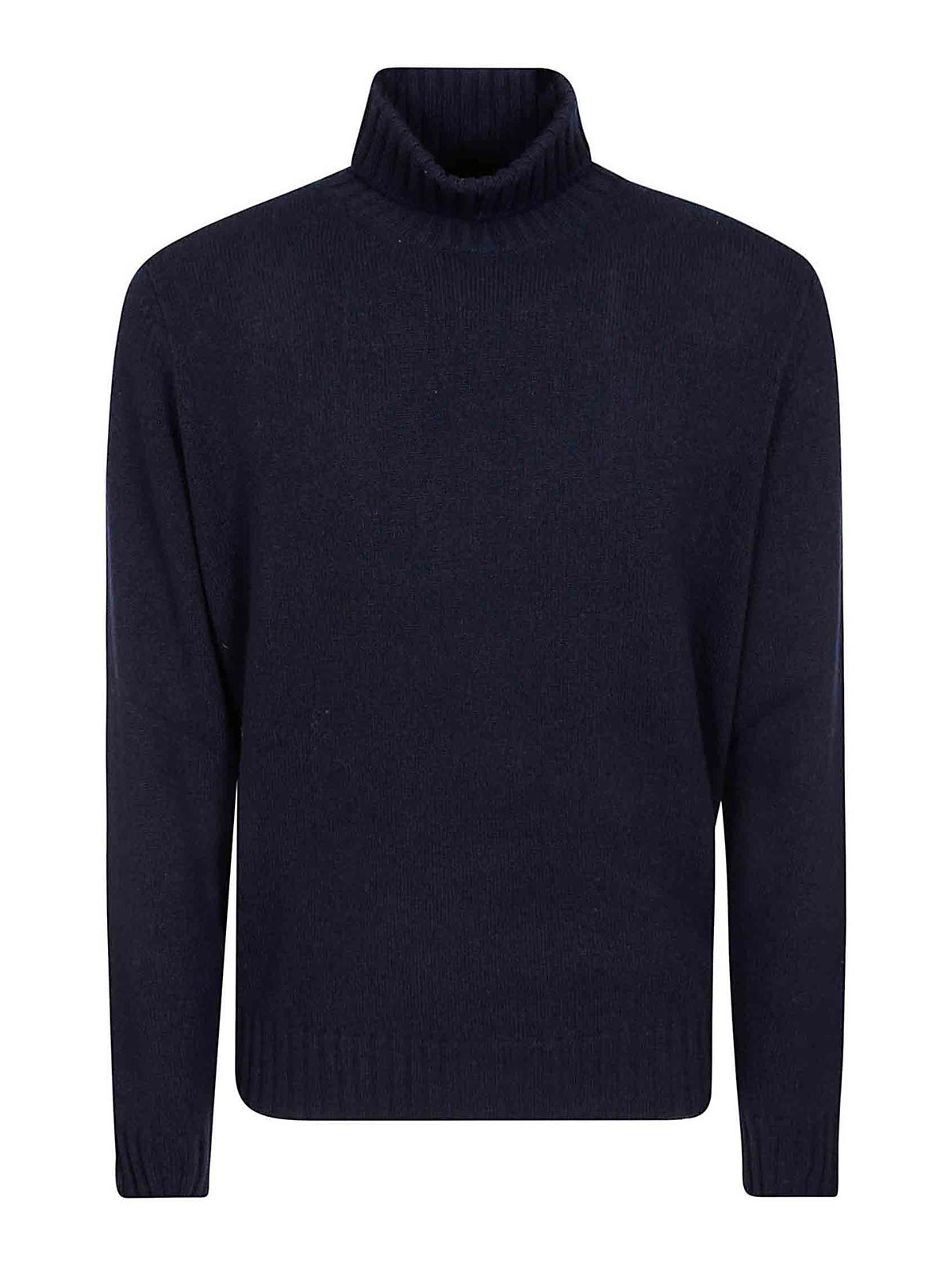 Shop Filippo De Laurentiis Turtleneck Cashmere Pullover In Dark Blue