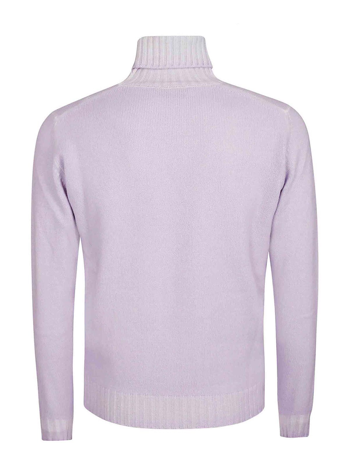 Shop Filippo De Laurentiis Turtleneck Cashmere Pullover In Light Purple