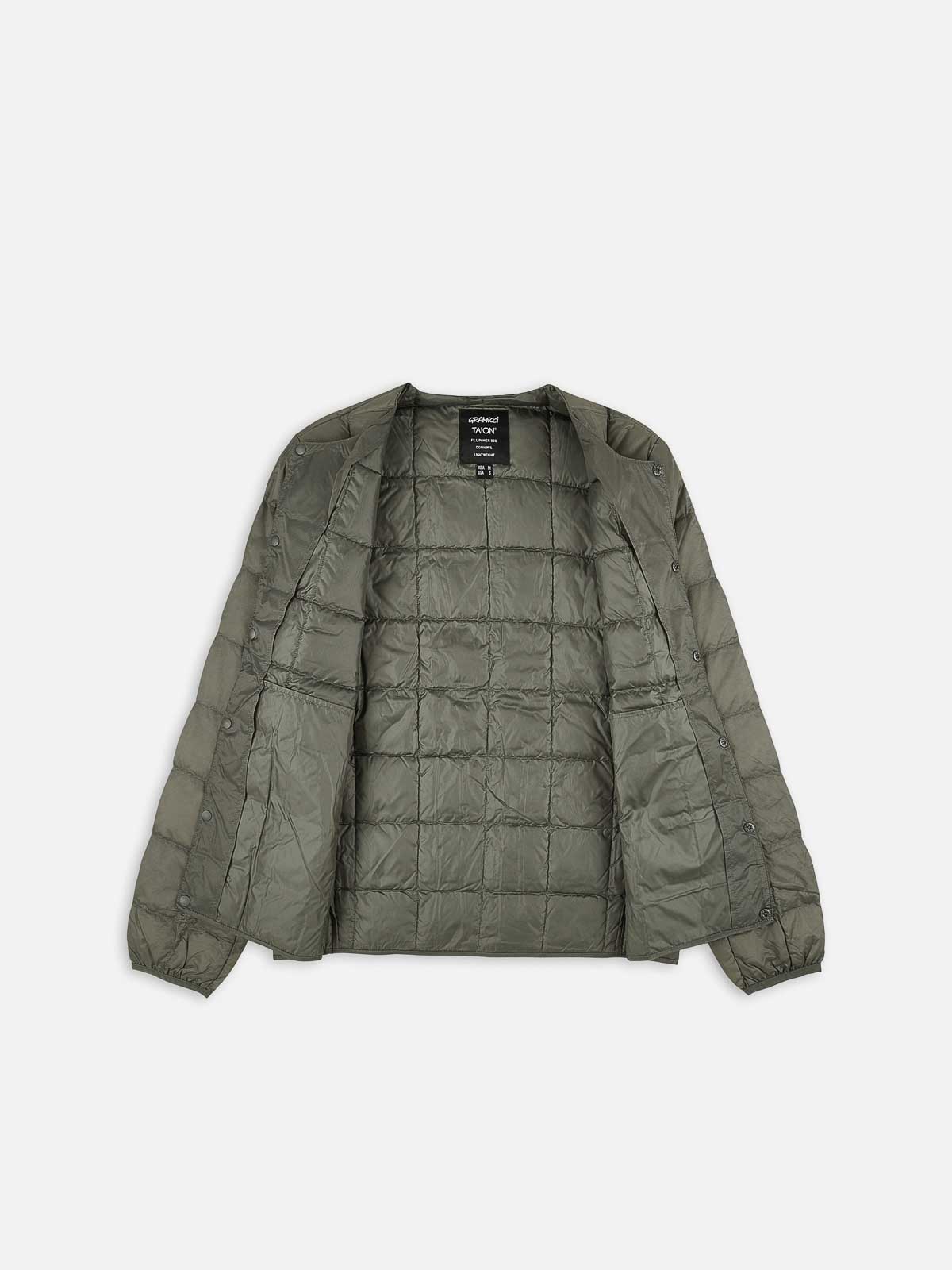 Shop Gramicci Inner Down Jacket In Grey