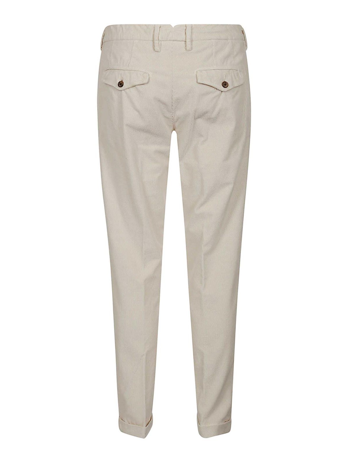 Shop Myths Casual Pants In Cream