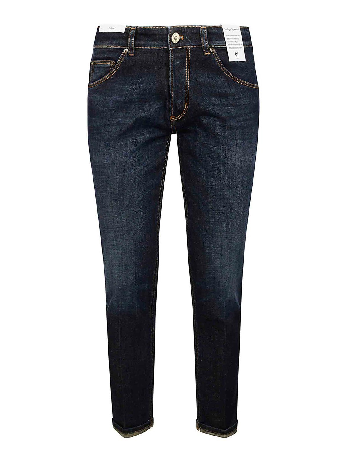 Shop Pt Torino Jeans Boot-cut - Lavado Oscuro In Dark Wash