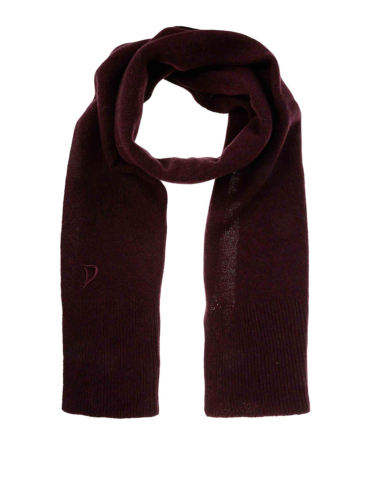 Shop Dondup Cashmere Scarf In Purple