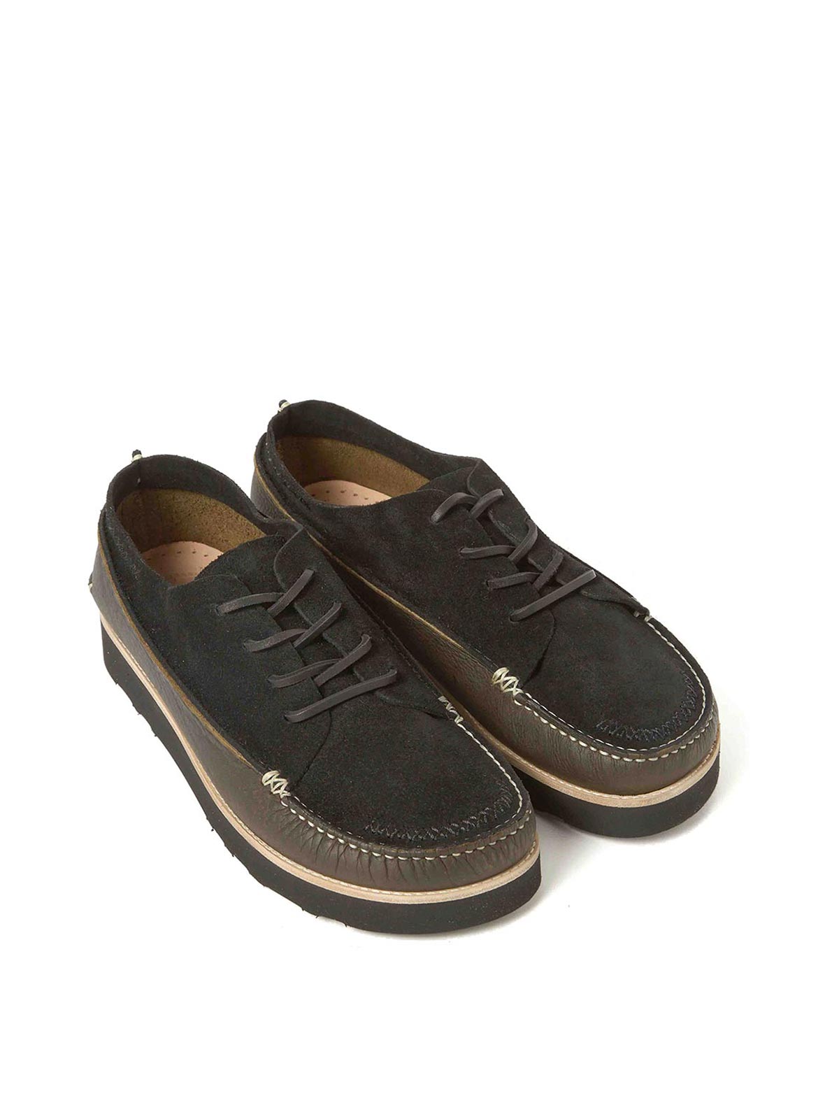 Shop Yogi Black Loafers In Light Brown