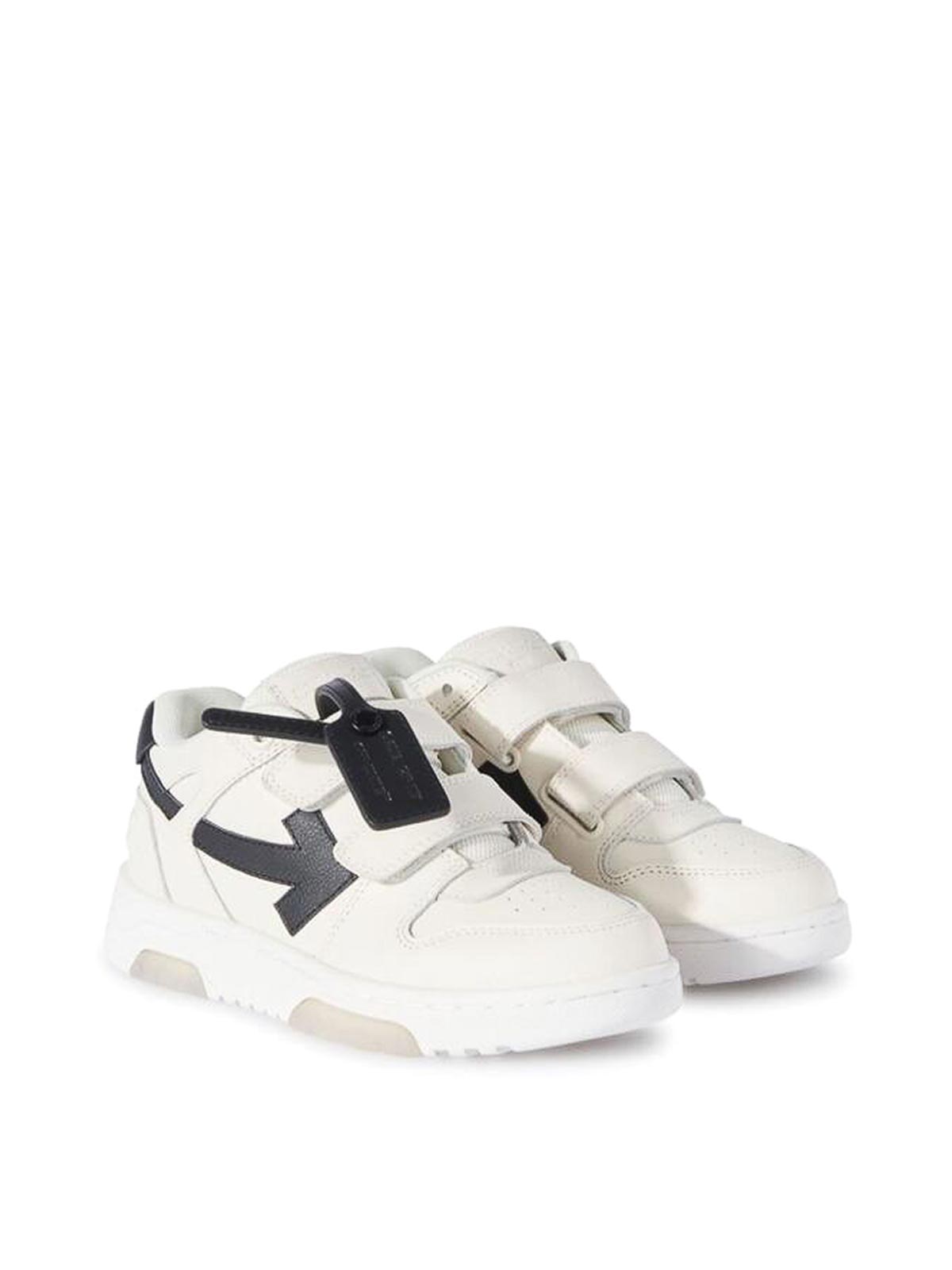 Off White White Arrows Motif Flat Shoes OBIA008S24LEA0010310