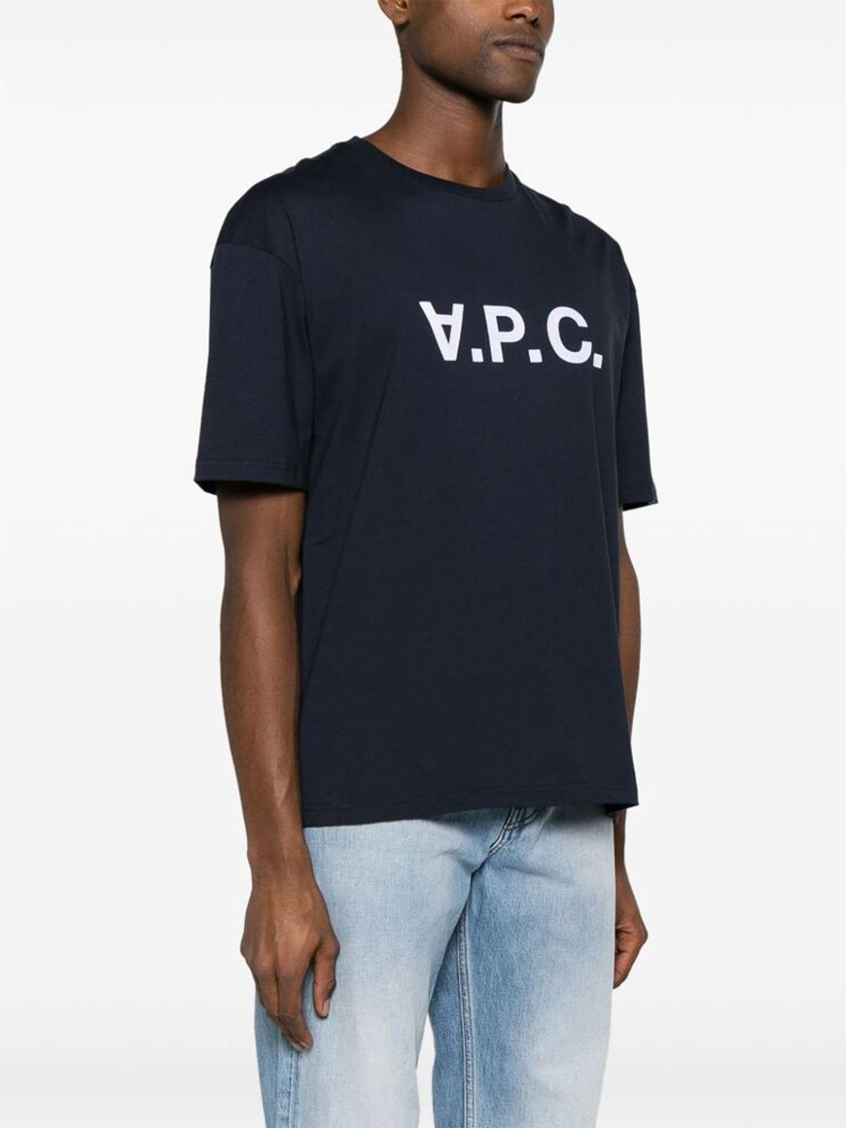 Shop Apc Camiseta - Azul In Blue